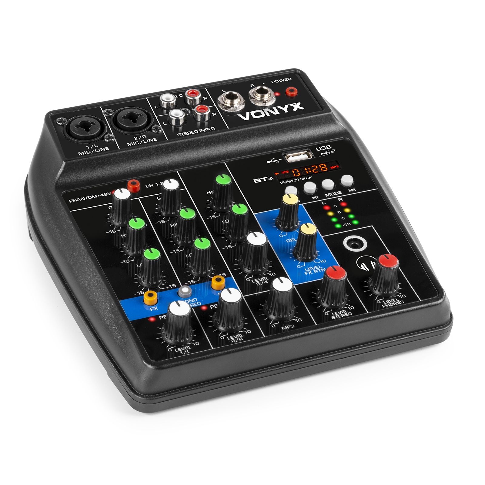 VMM100 Audio Mixer with USB/BT