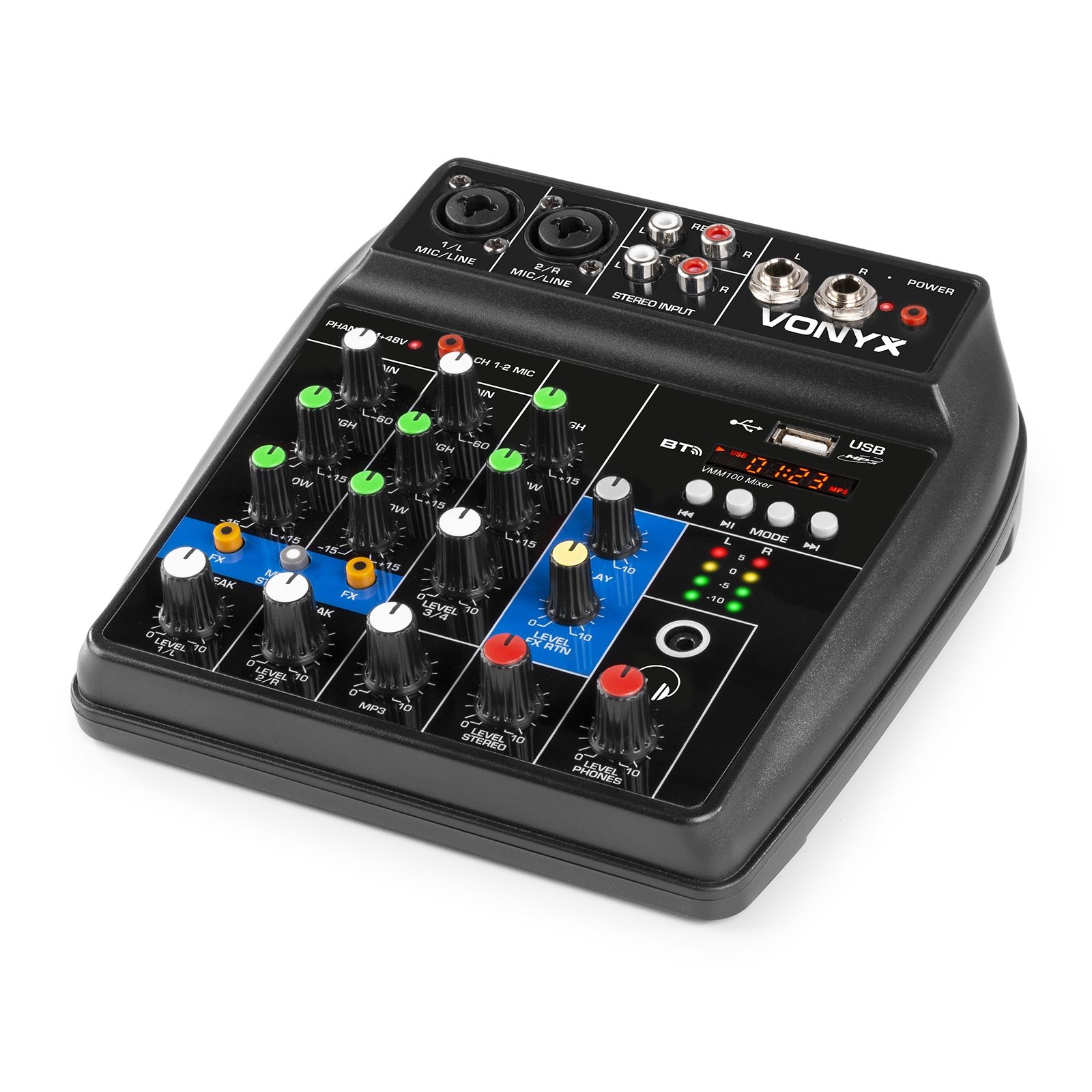 VMM100 Audio Mixer with USB/BT