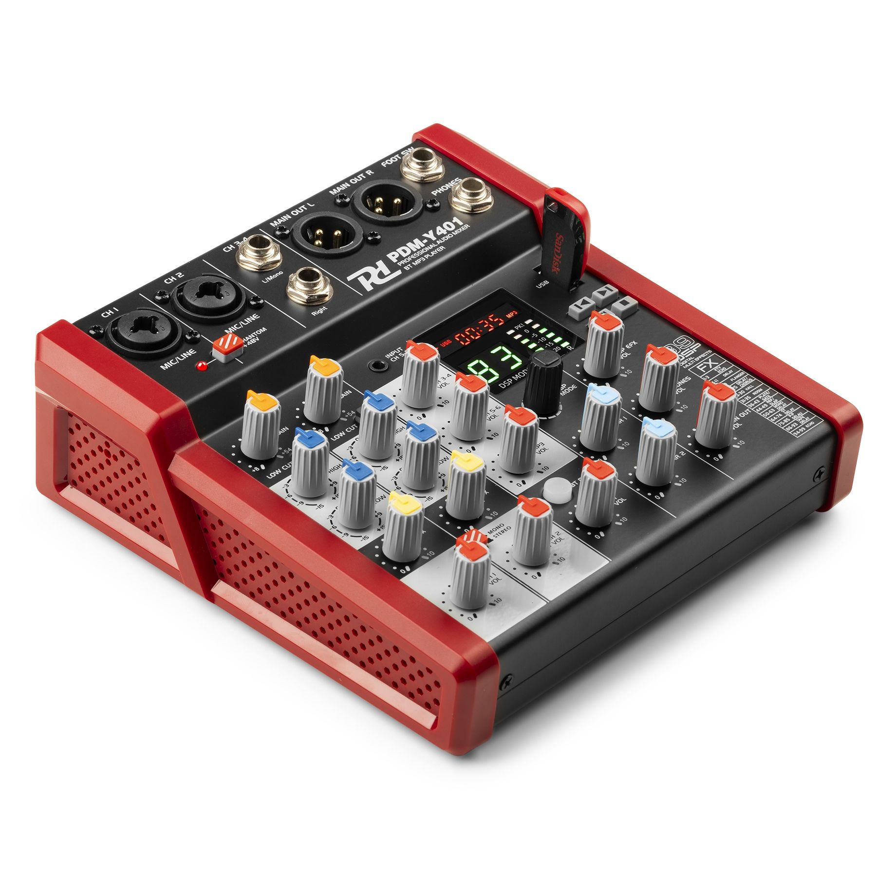 PDM-Y401 Studio Music Mixer 4-Ch