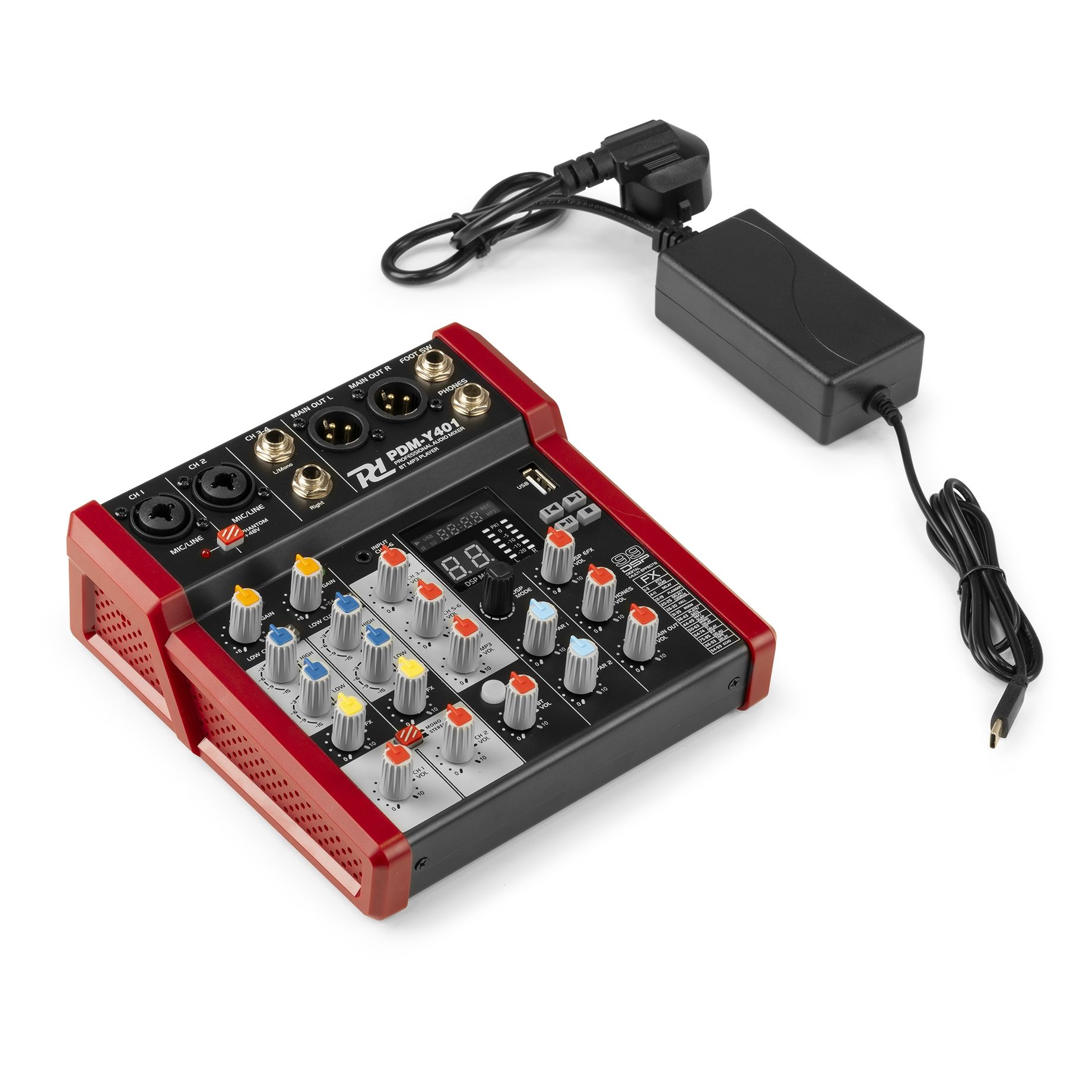 PDM-Y401 Studio Music Mixer 4-Ch