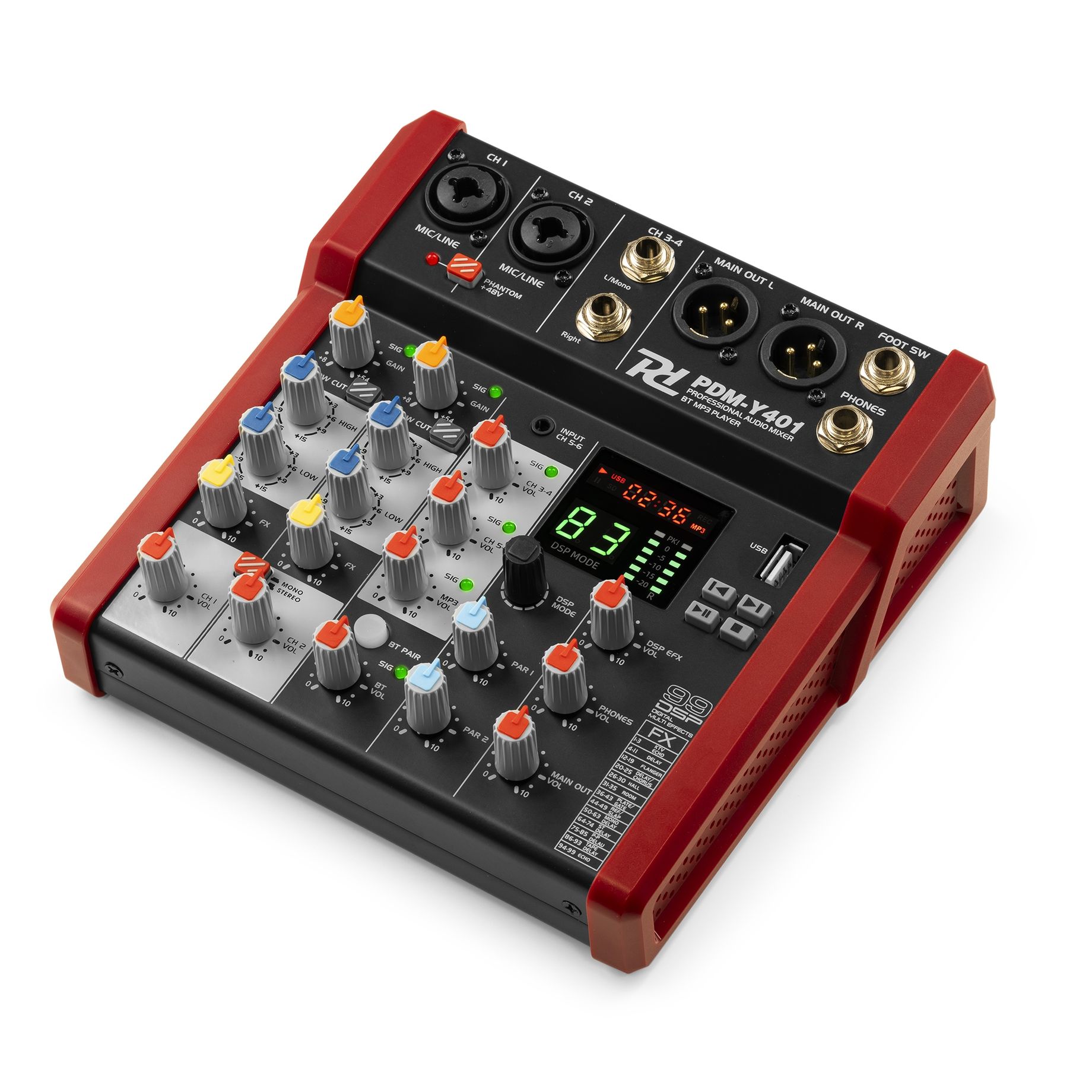 PDM-Y401 Studio Music Mixer 4-Ch
