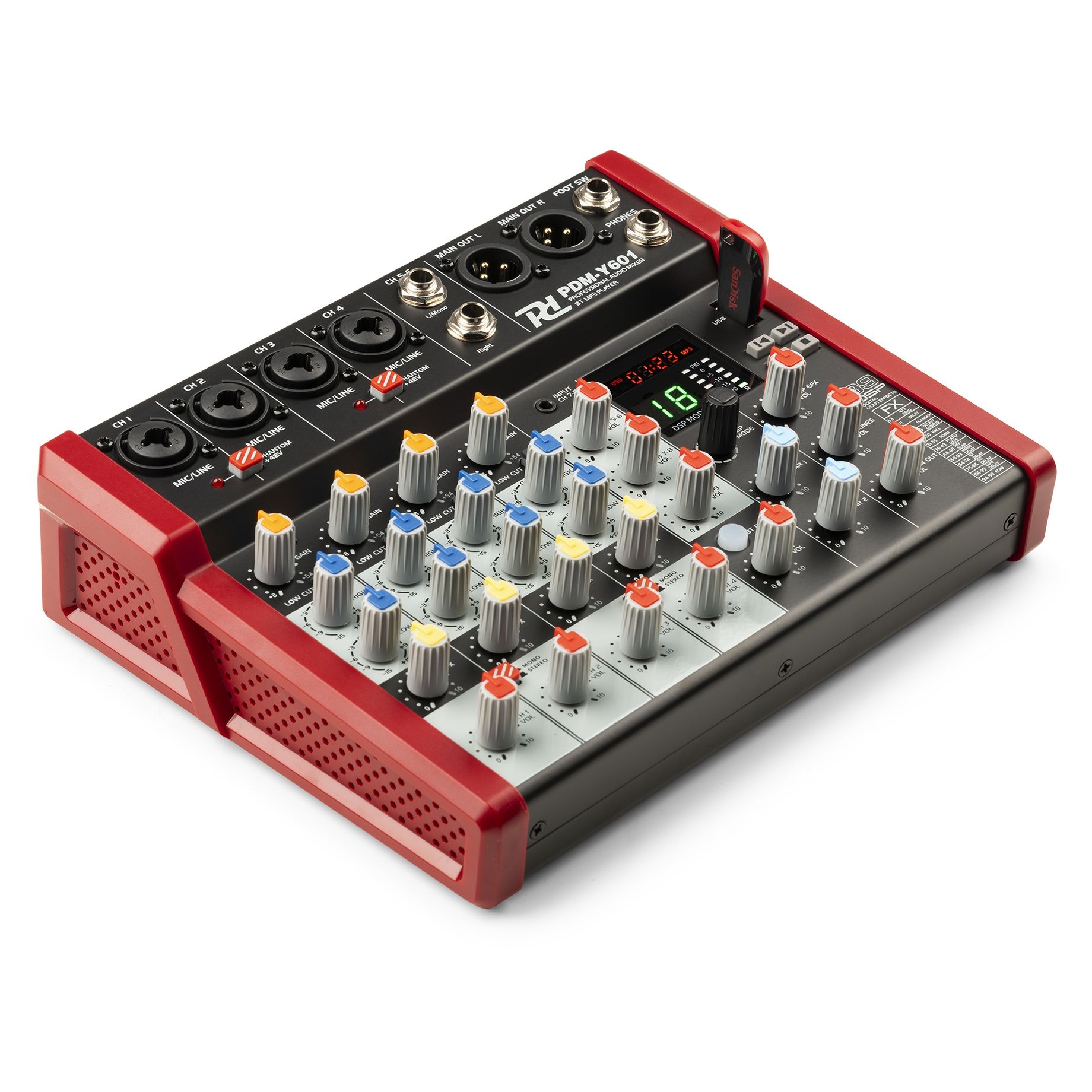 PDM-Y601 Studio Music Mixer 6-Ch