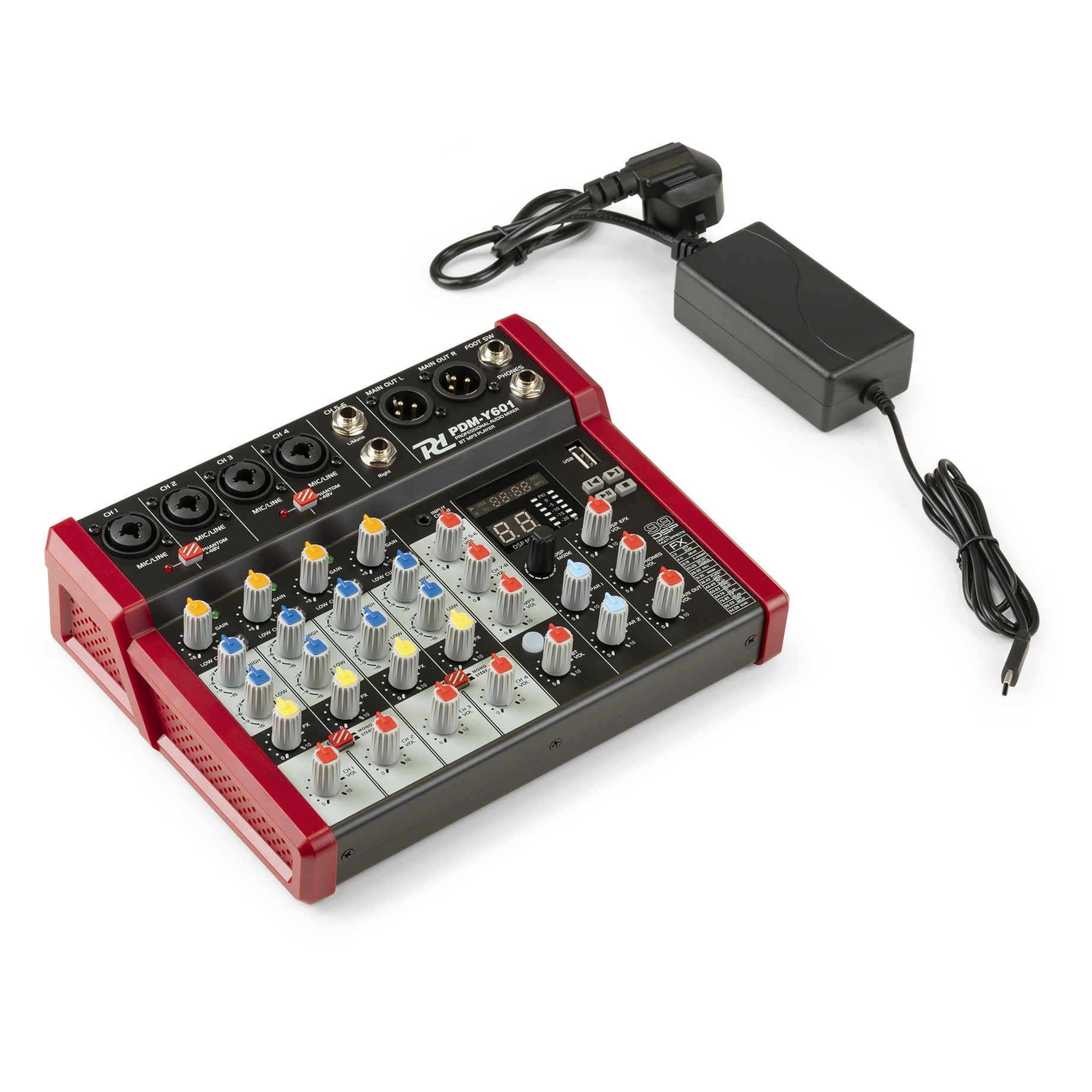 PDM-Y601 Studio Music Mixer 6-Ch
