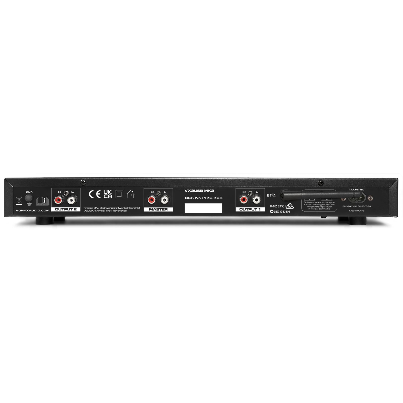VX2USB MK2 Twin media player USB/SD/BT