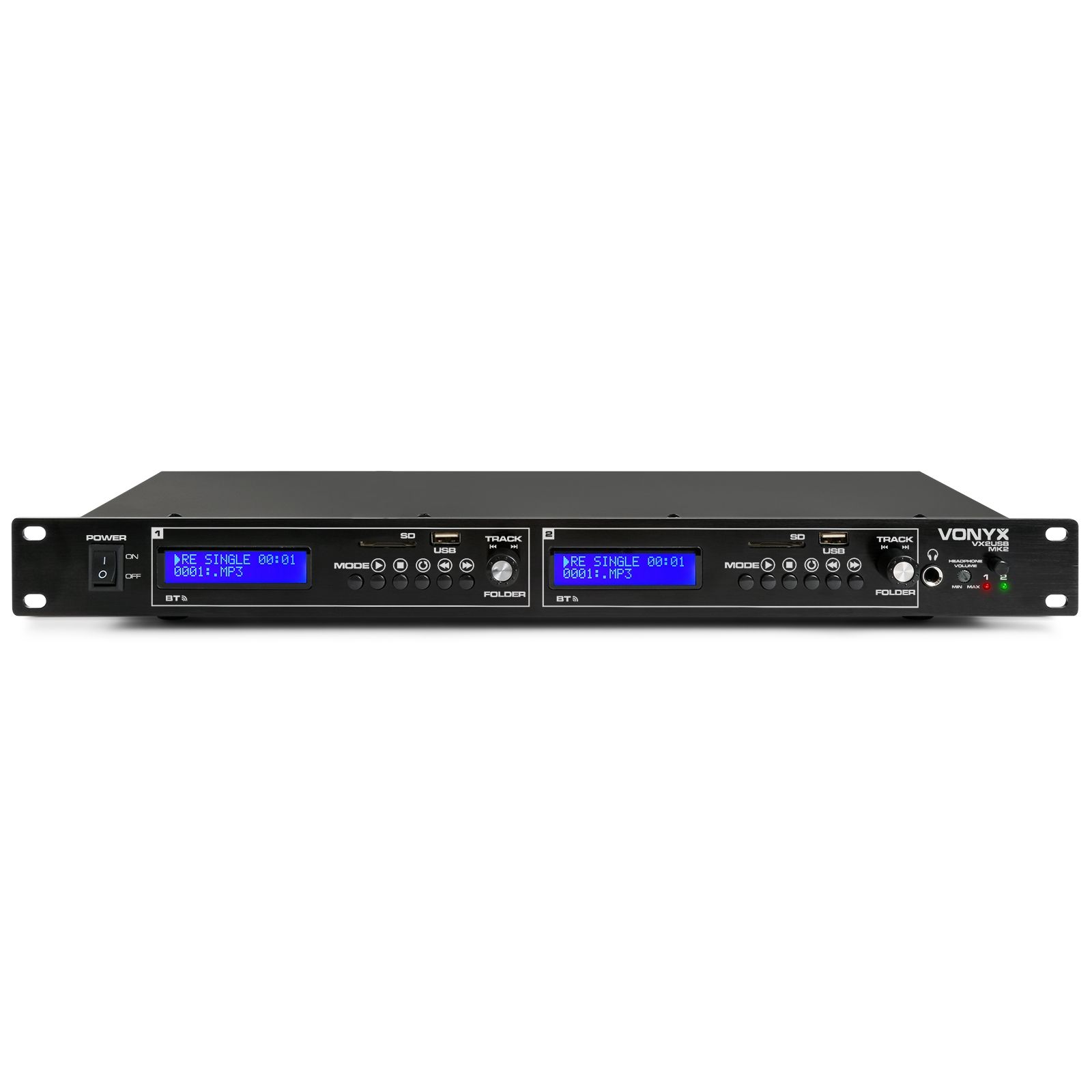 VX2USB MK2 Twin media player USB/SD/BT