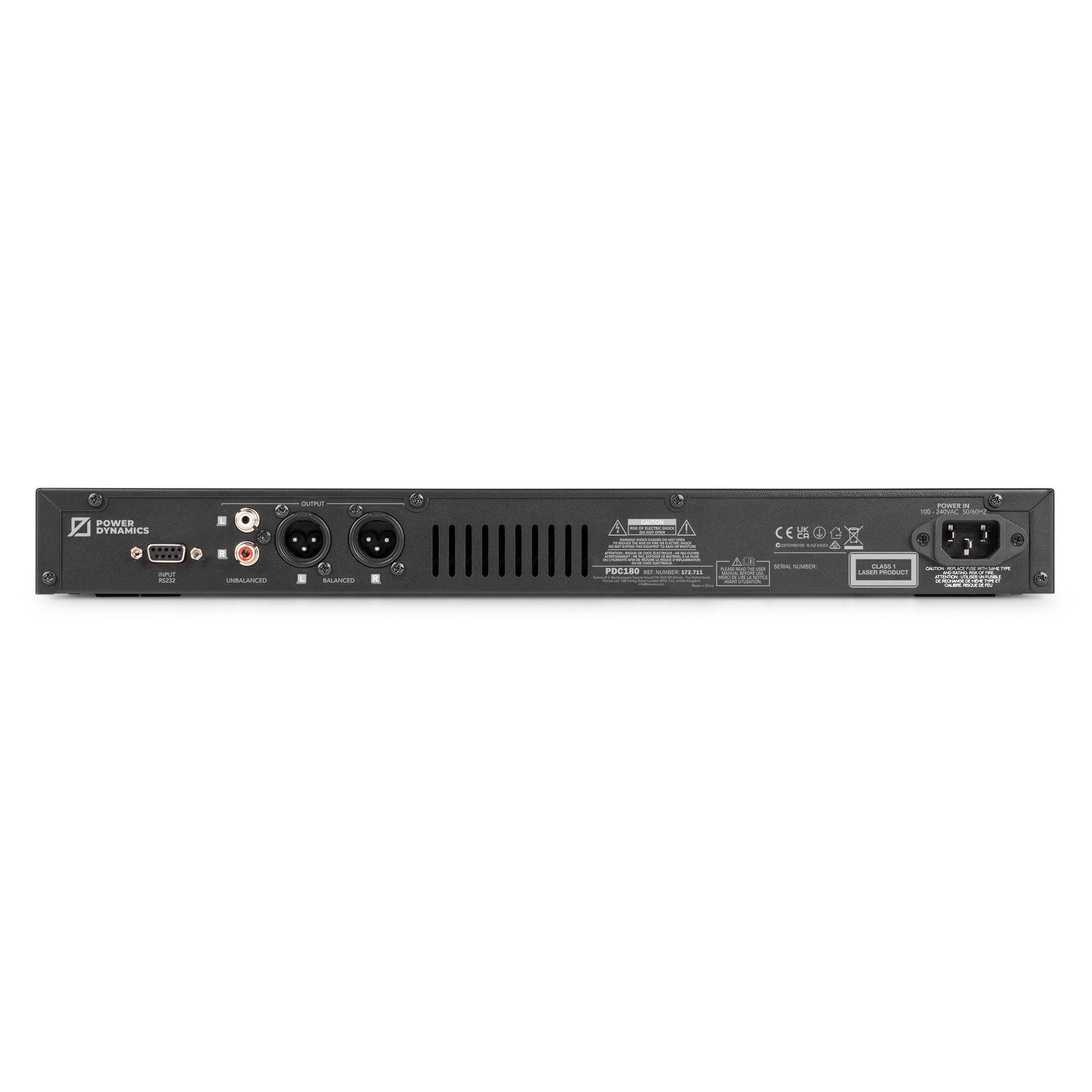 PDC180 CD Player with BT Streaming and USB Playback