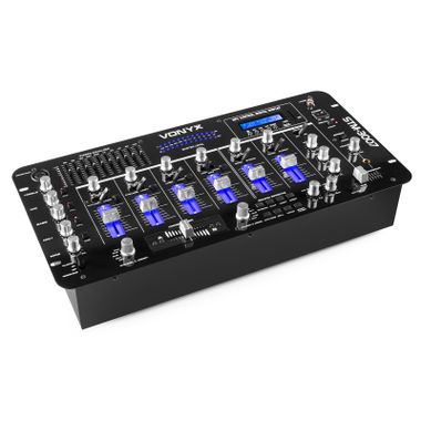 STM-3007 6-Channel Mixer SD/USB/MP3/LED/BT 19"