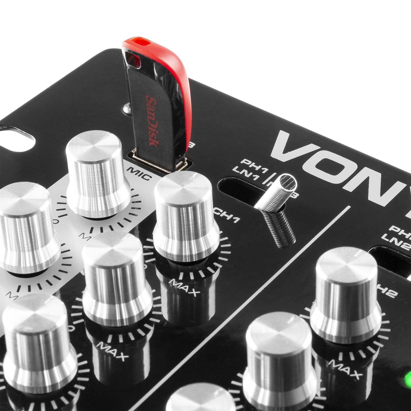STM-2300 2-Channel Mixer USB/MP3