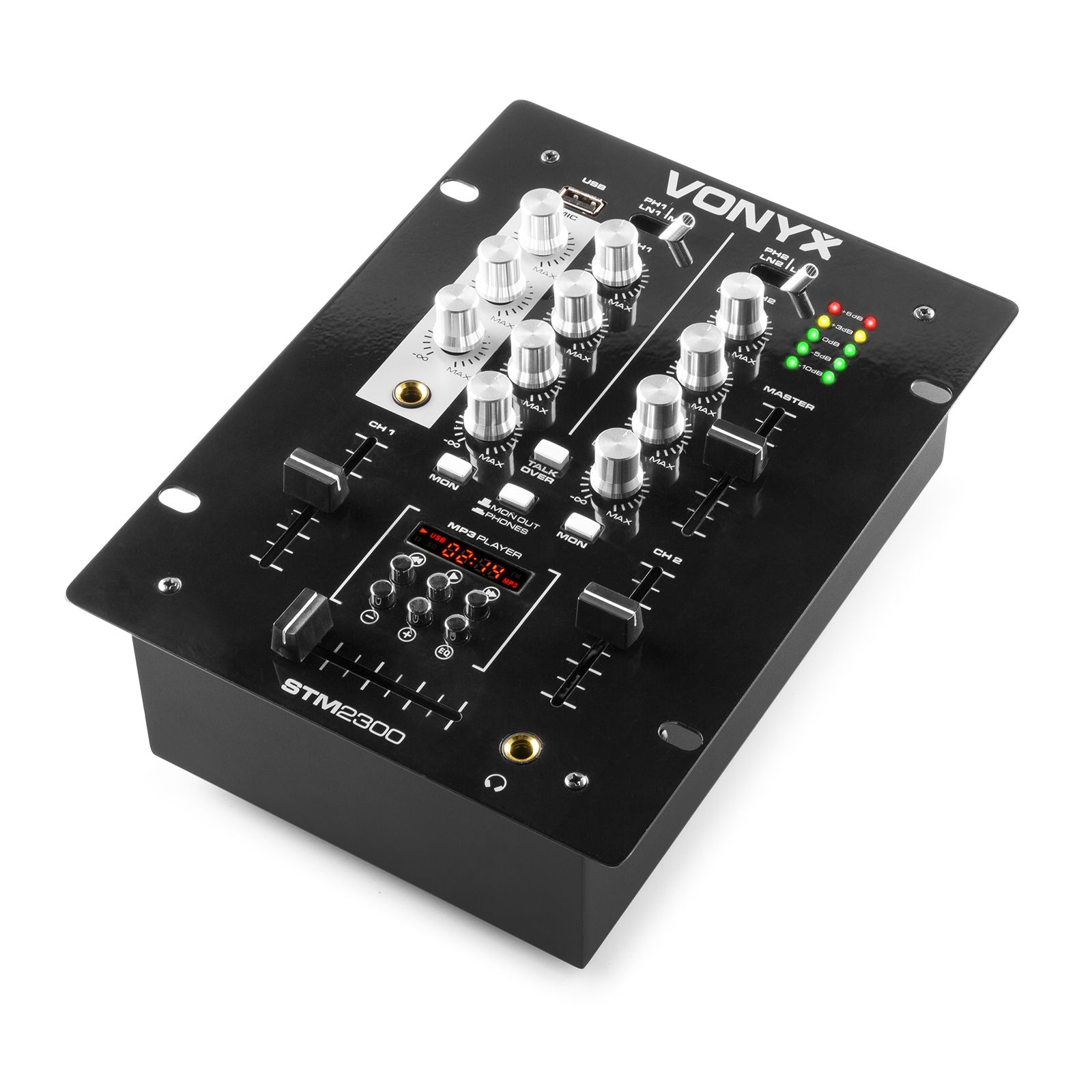 STM-2300 2-Channel Mixer USB/MP3