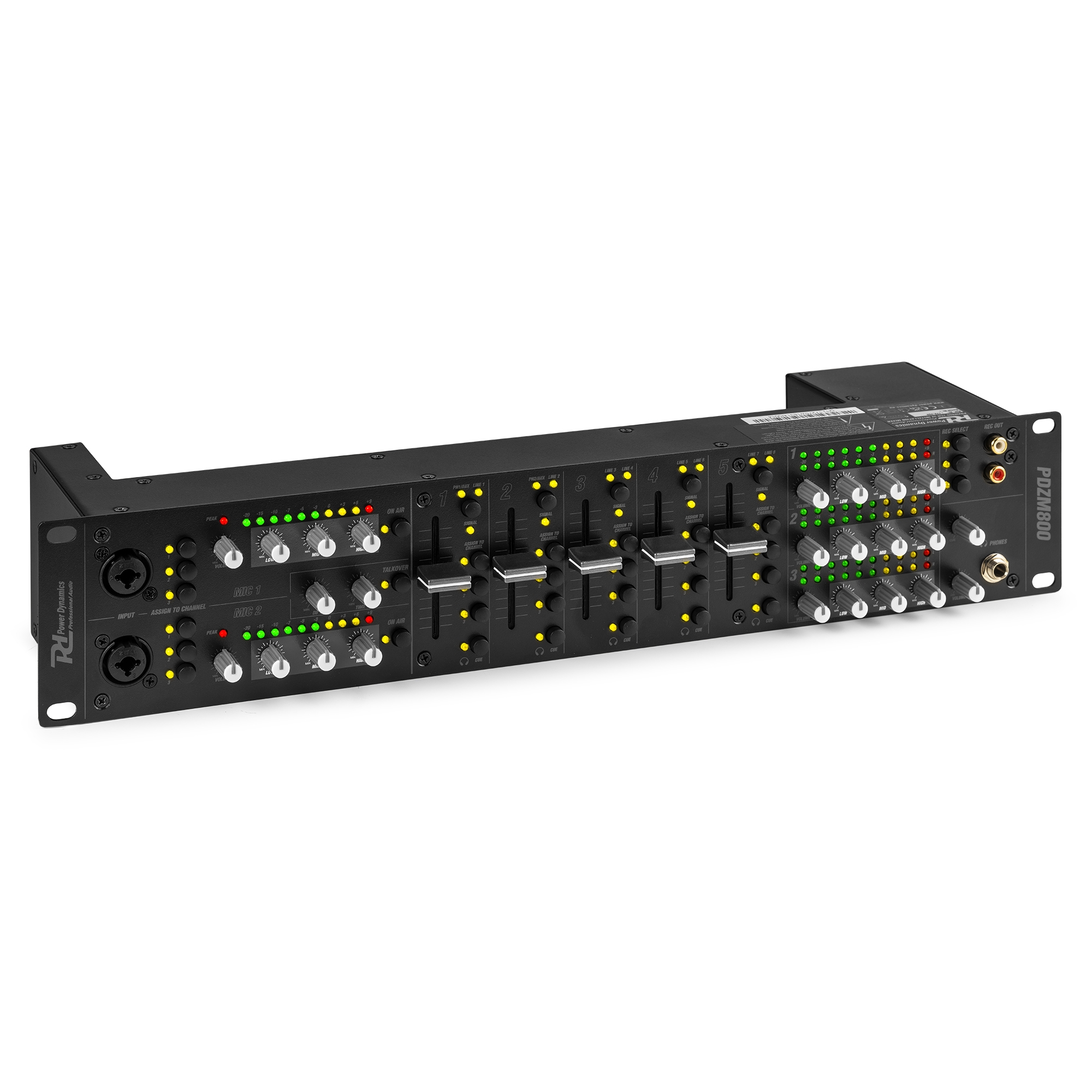 PDZM800 7Ch Installation Mixer with 3 zones
