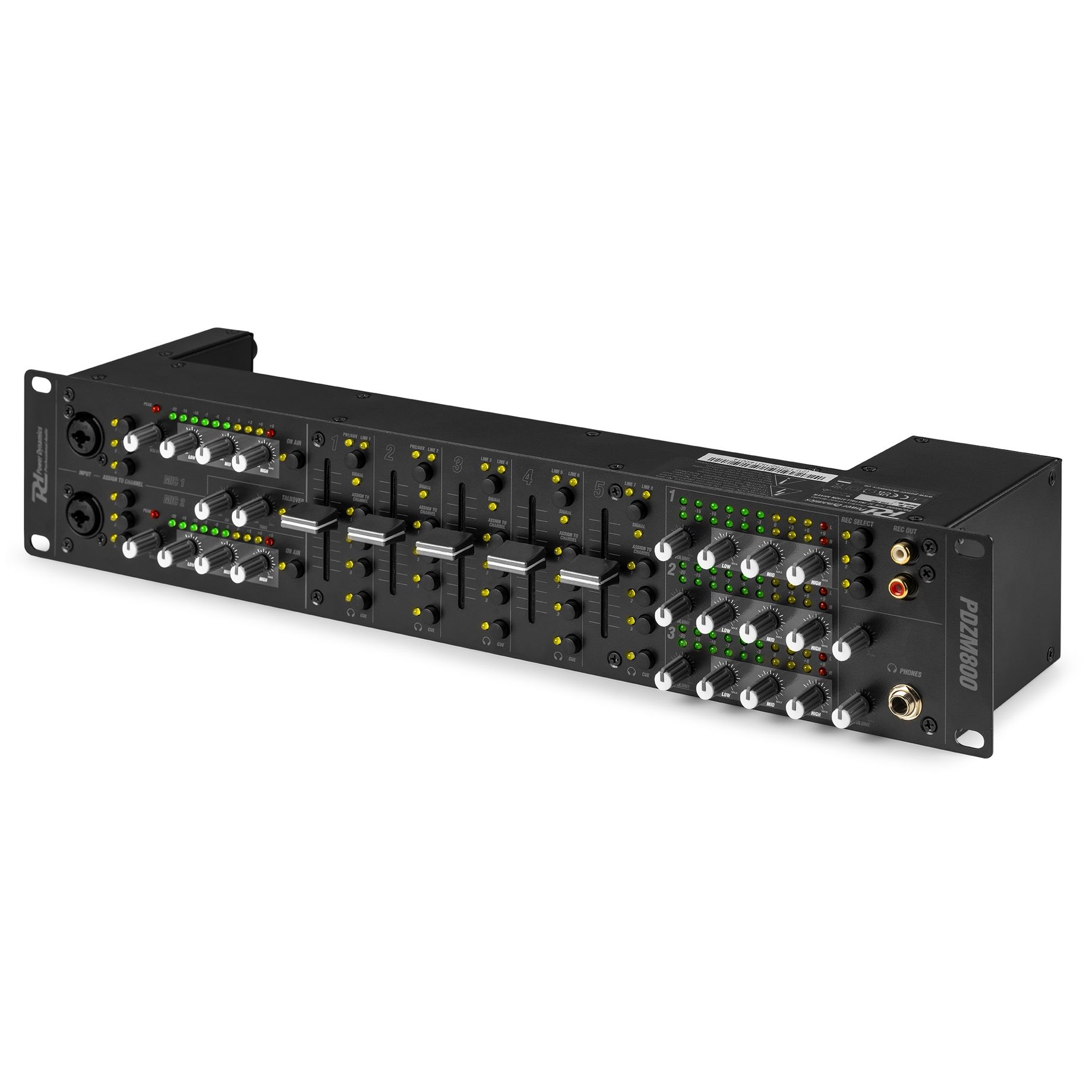 PDZM800 7Ch Installation Mixer with 3 zones