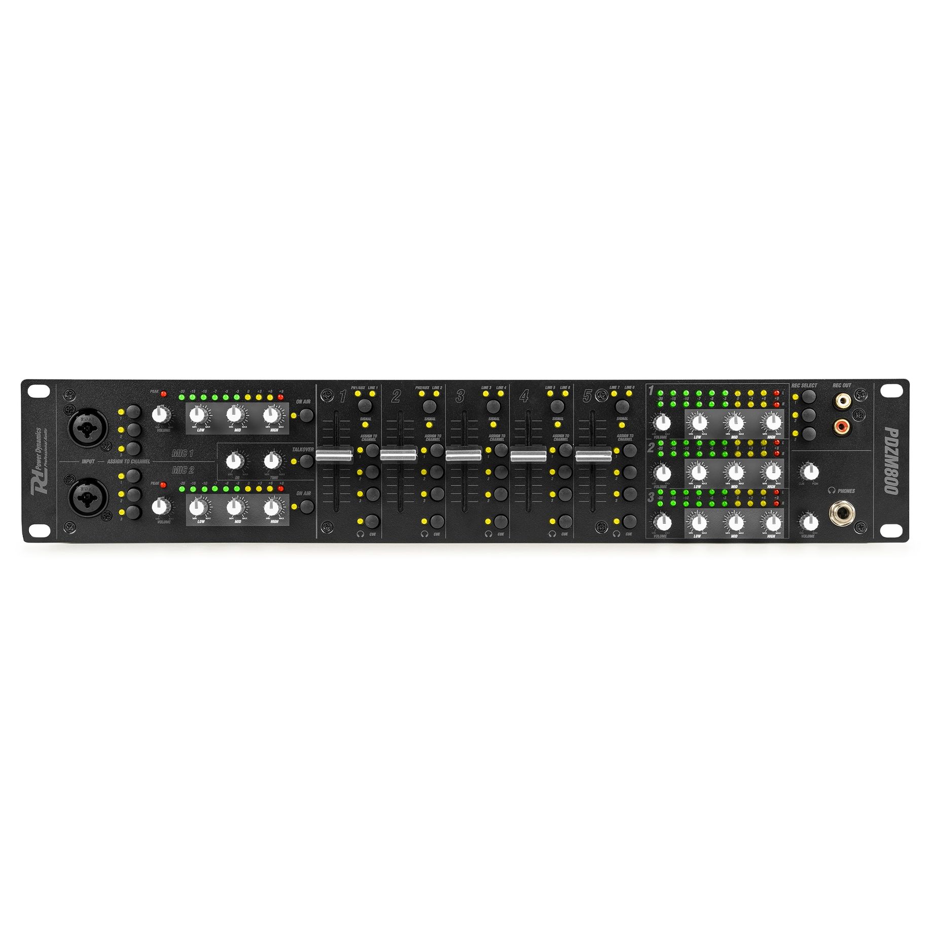 PDZM800 7Ch Installation Mixer with 3 zones