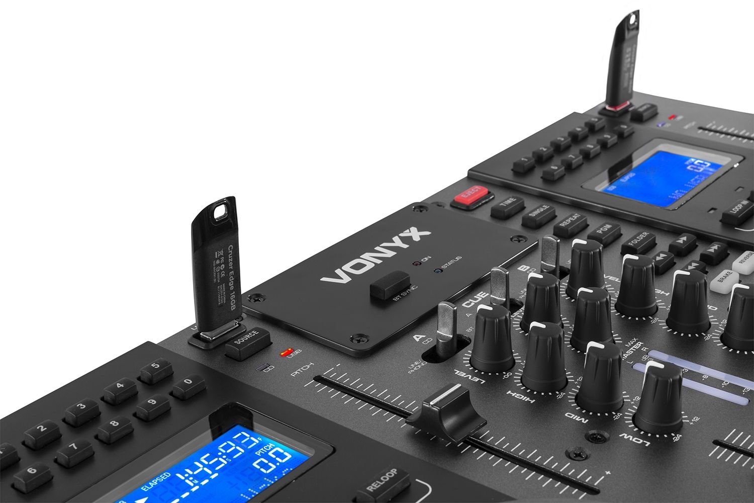 CDJ450 Twin Top CD/MP3/USB player/mixer with BT