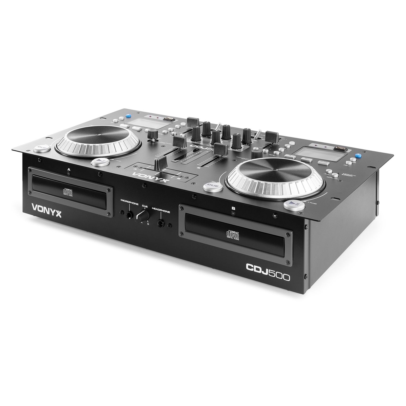 CDJ500 Amplified Double Player CD/MP3/USB/BT