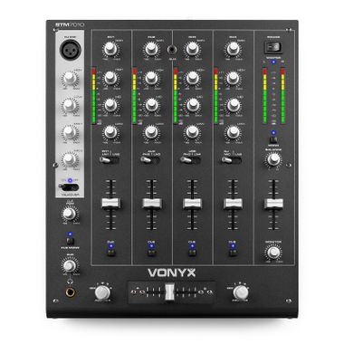 STM-7010 Mixer 4-Channel DJ Mixer USB