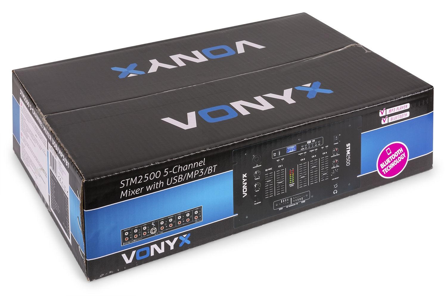 STM2500 5-Channel Mixer USB/MP3 with BT