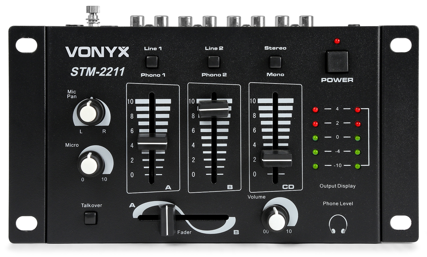 STM-2211B 4-Channel Mixer Black