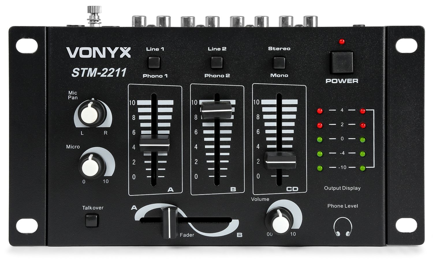 STM-2211B 4-Channel Mixer Black
