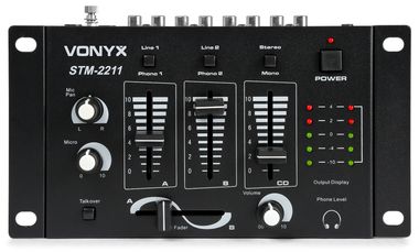 STM-2211B 4-Channel Mixer Black