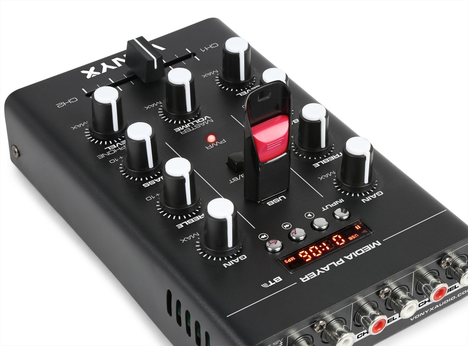 STM500BT 2-Channel Mixer USB/MP3/BT