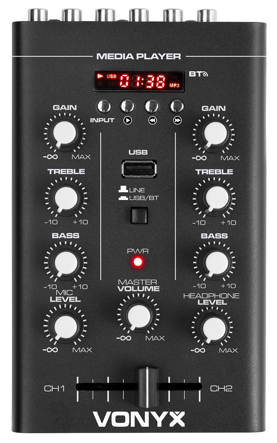 STM500BT 2-Channel Mixer USB/MP3/BT