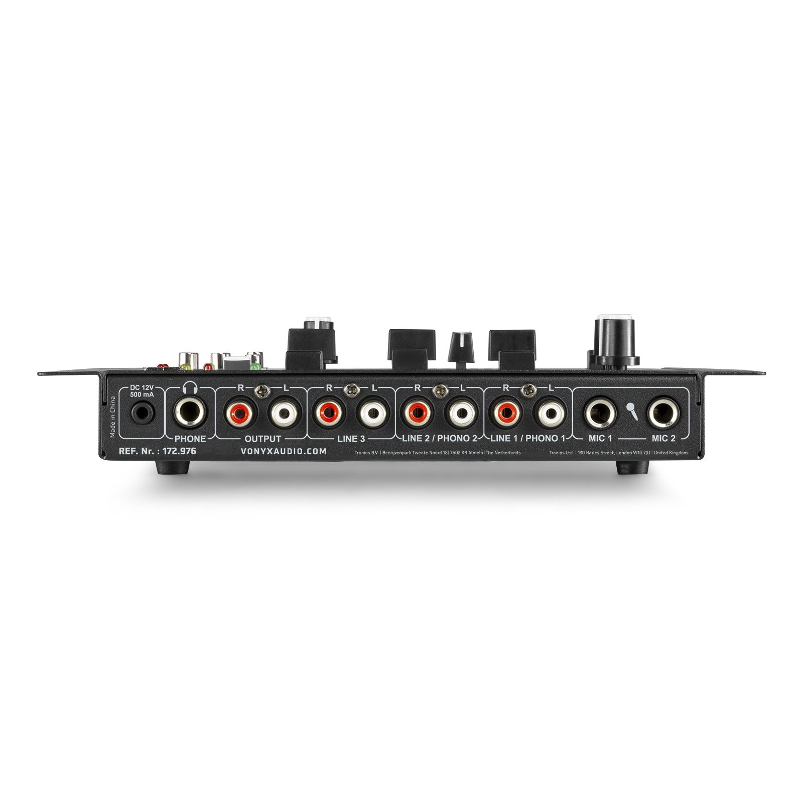 STM-3020B 6-Channel Mixer USB/MP3 - Black