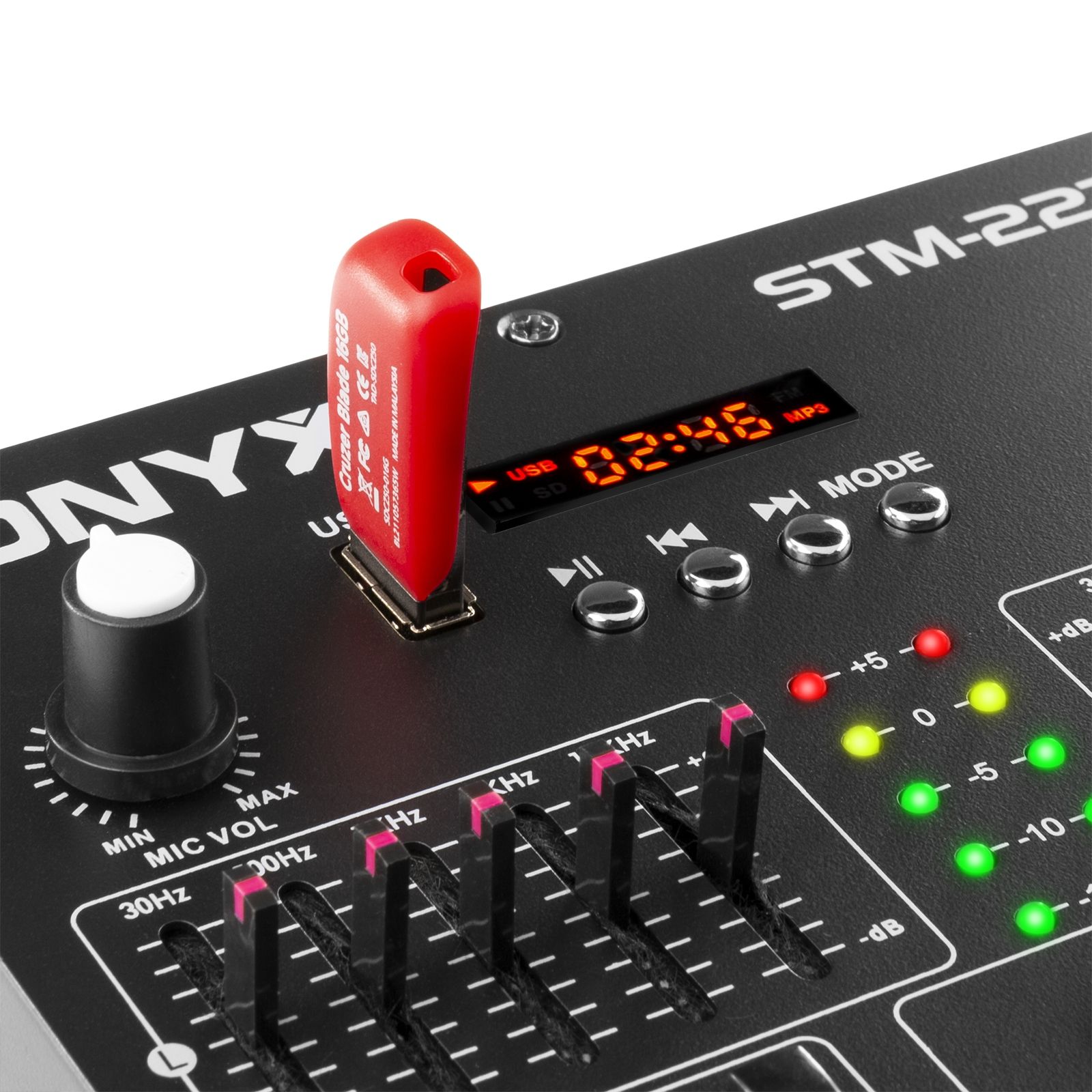 STM2270 4-Channel Mixer Sound Effects USB/MP3/BT
