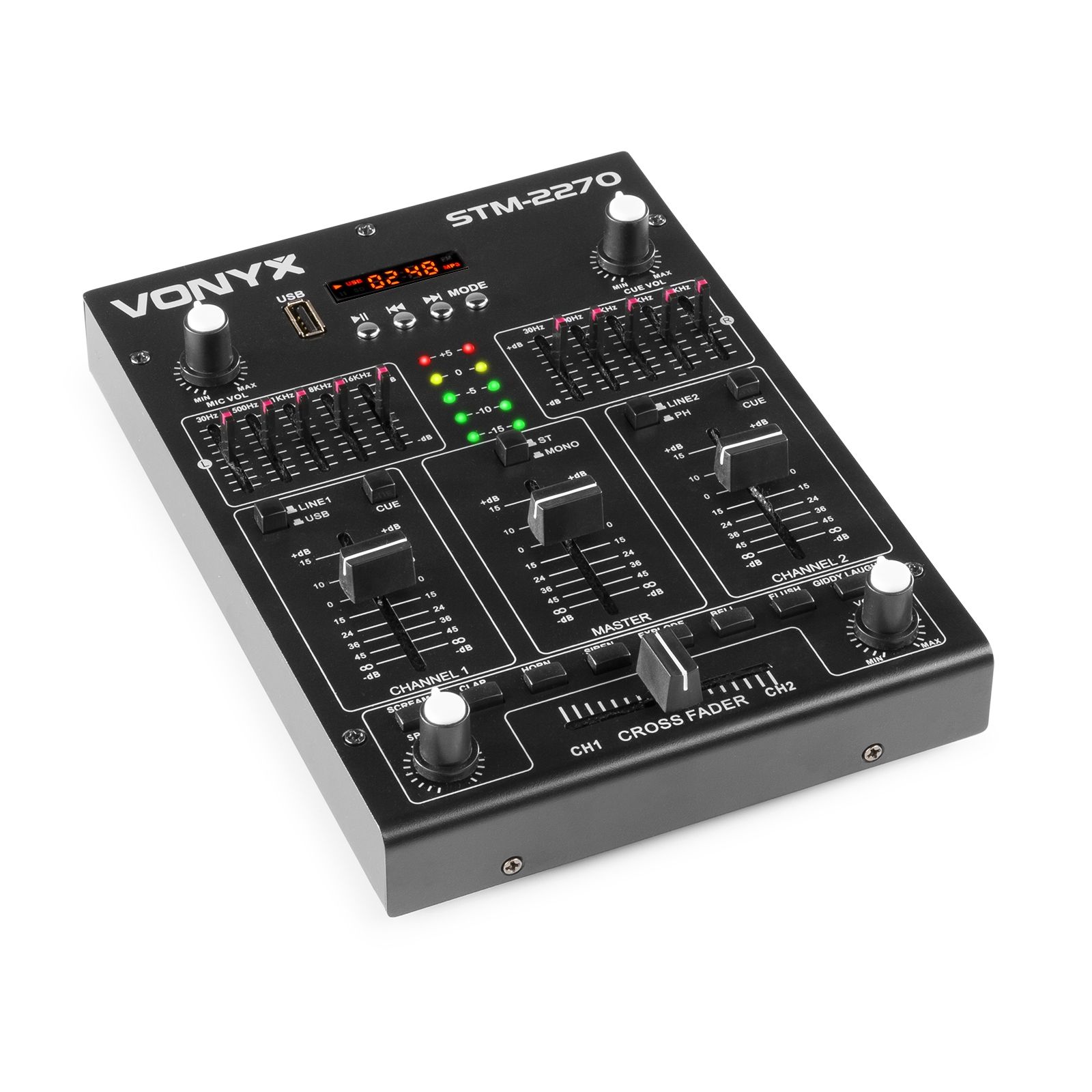 STM2270 4-Channel Mixer Sound Effects USB/MP3/BT