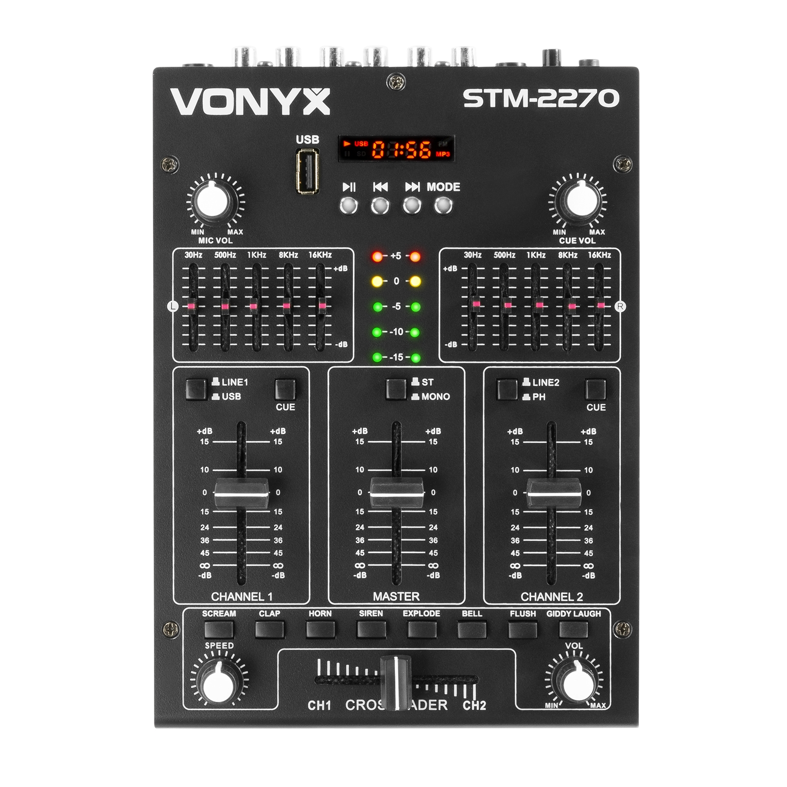 STM2270 4-Channel Mixer Sound Effects USB/MP3/BT