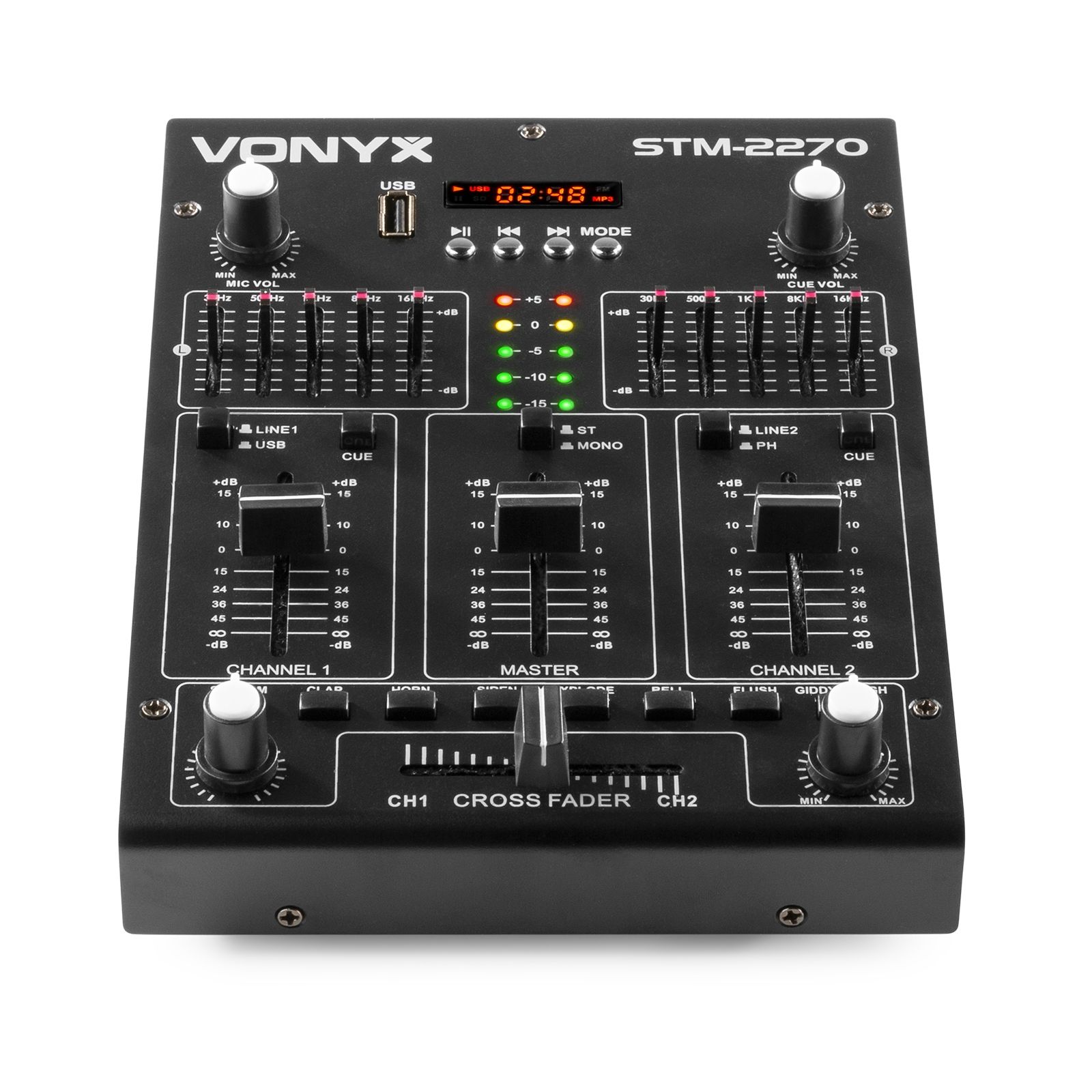 STM2270 4-Channel Mixer Sound Effects USB/MP3/BT
