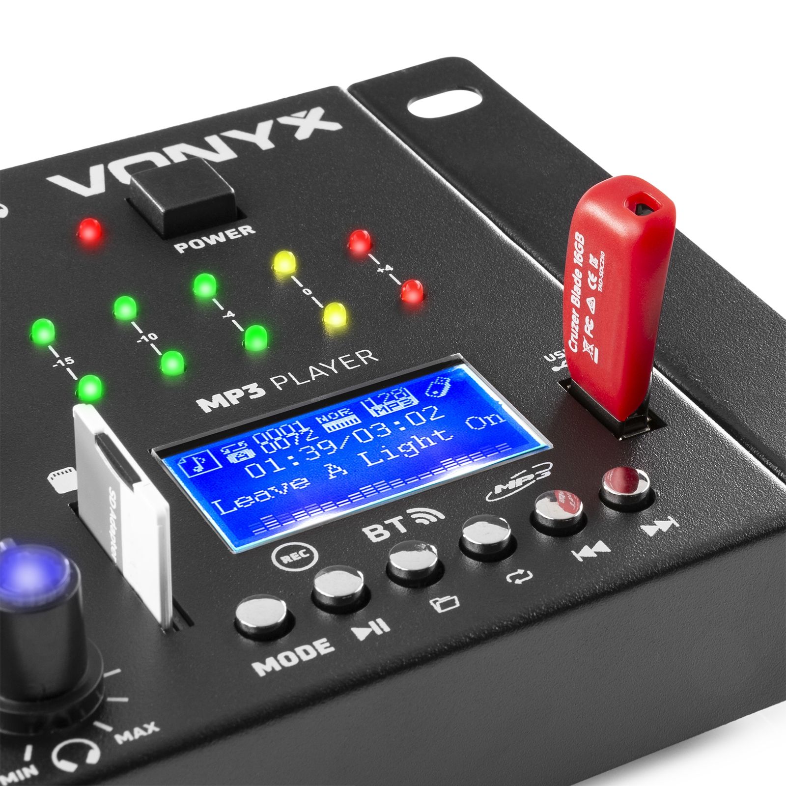 STM3030 6-Channel Mixer USB/MP3/BT/REC