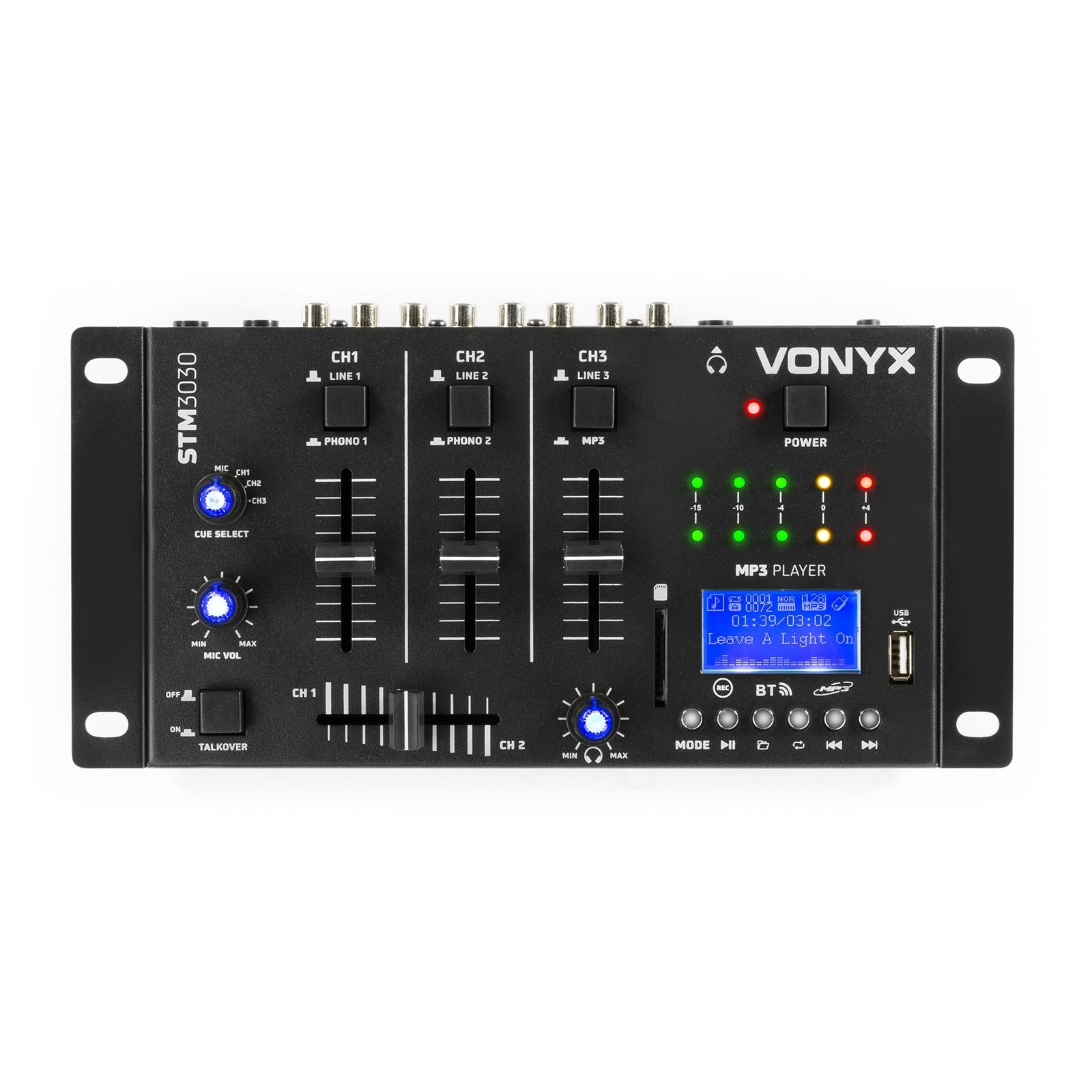 STM3030 6-Channel Mixer USB/MP3/BT/REC