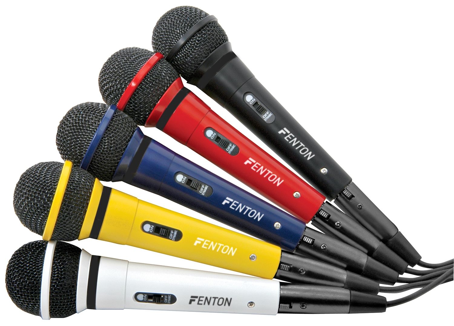 DM120 Karaoke Set Dynamic Microphones 5 pieces