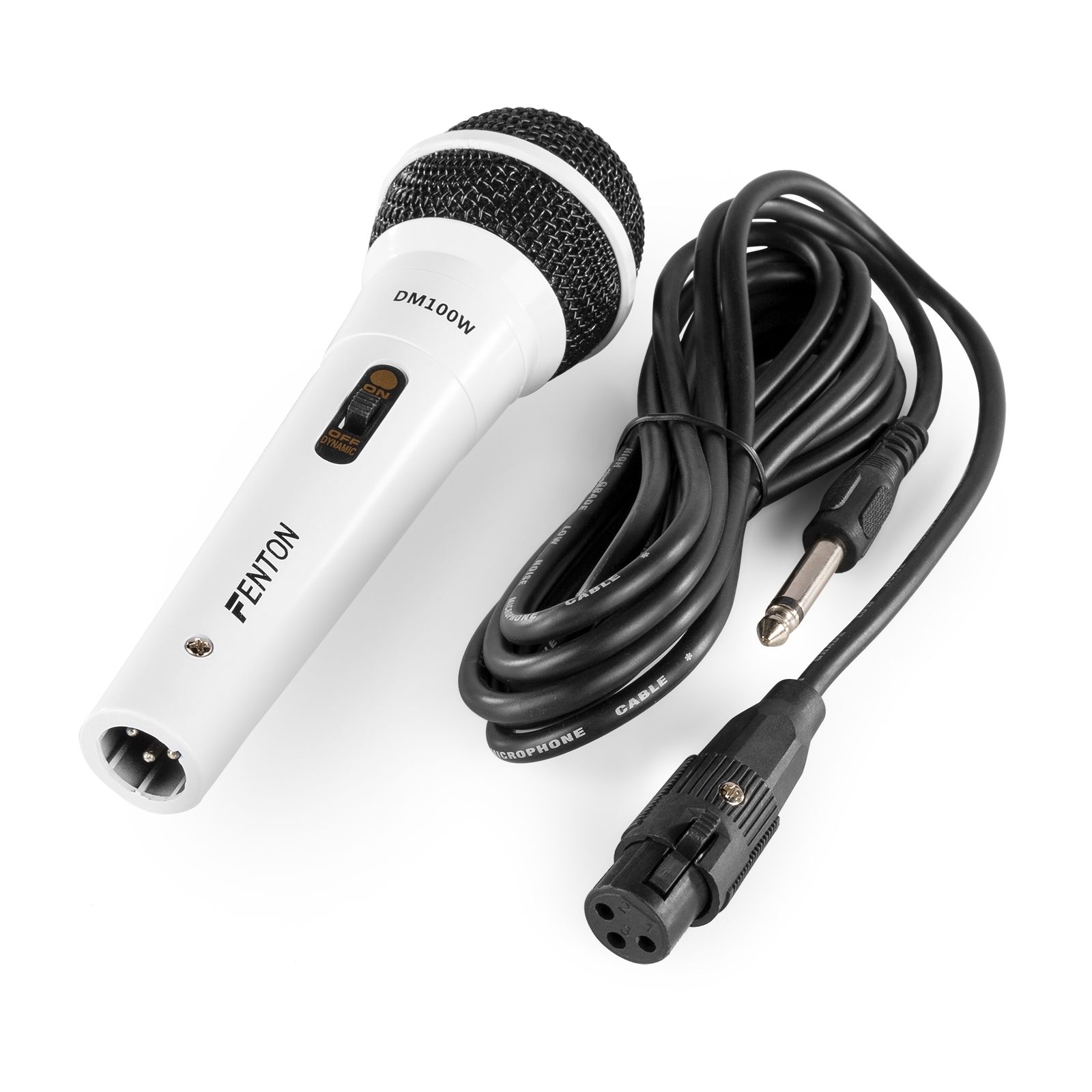 DM100W Dynamic Microphone White