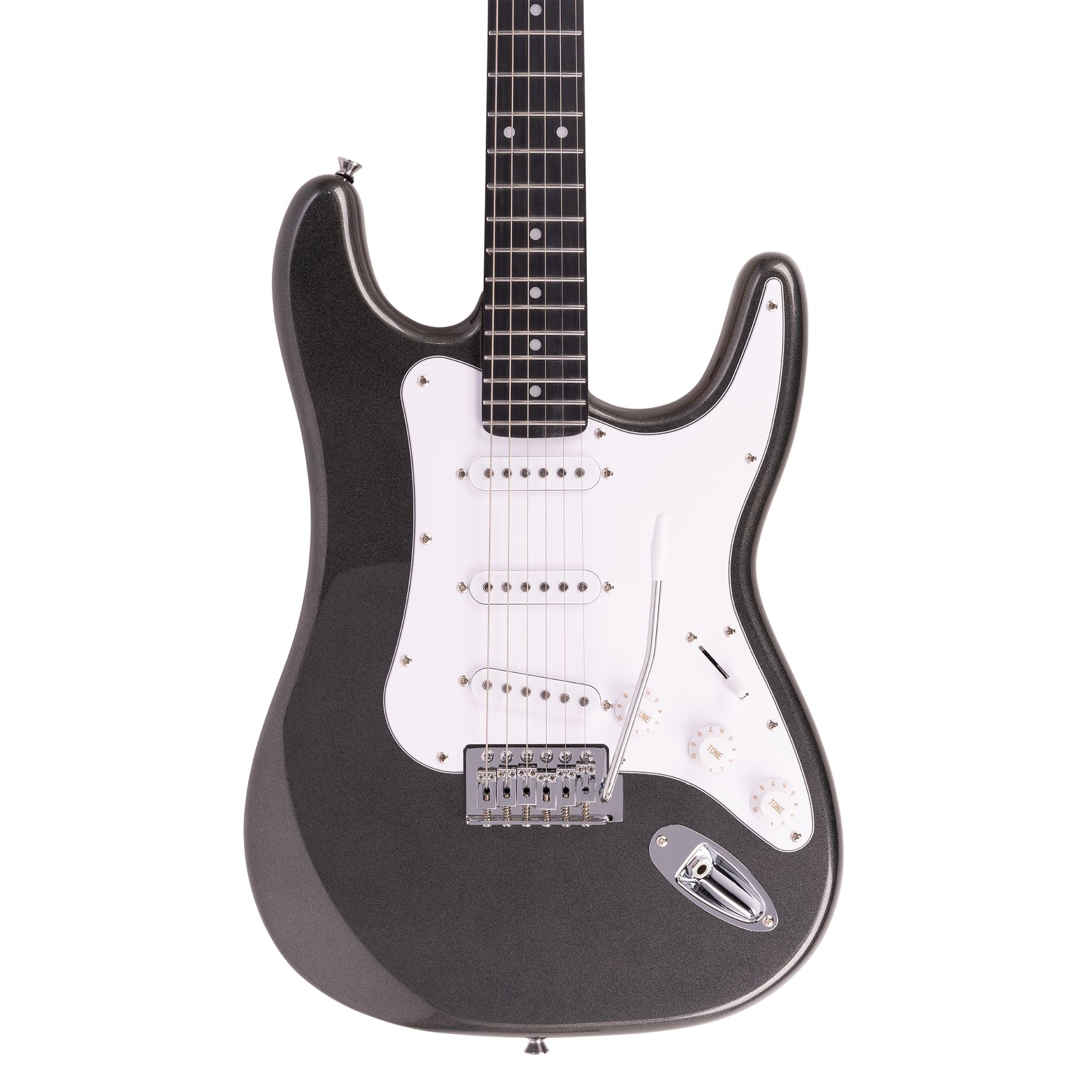 Rebel ST Electric Guitar Metallic Black
