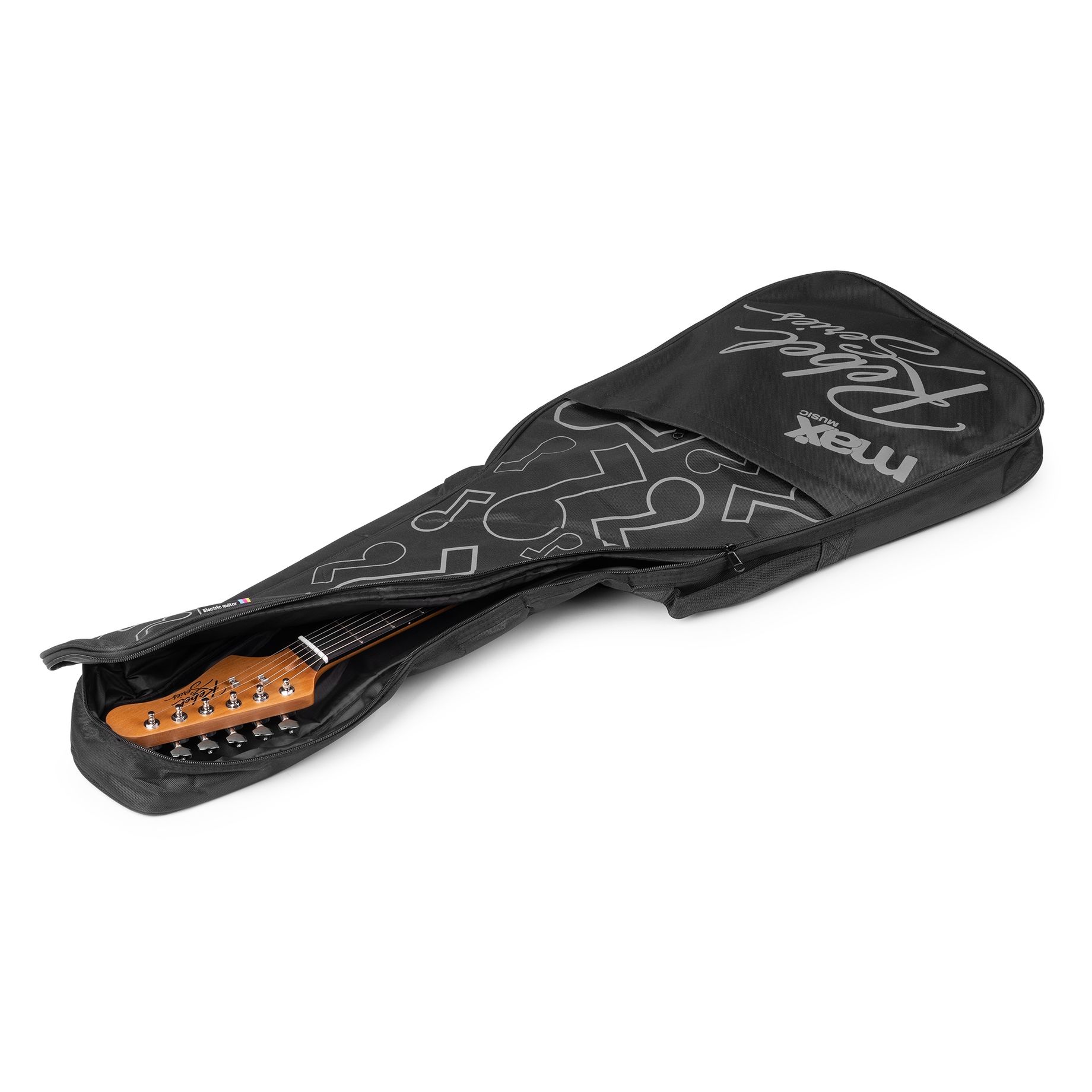 Rebel ST Electric Guitar Metallic Black