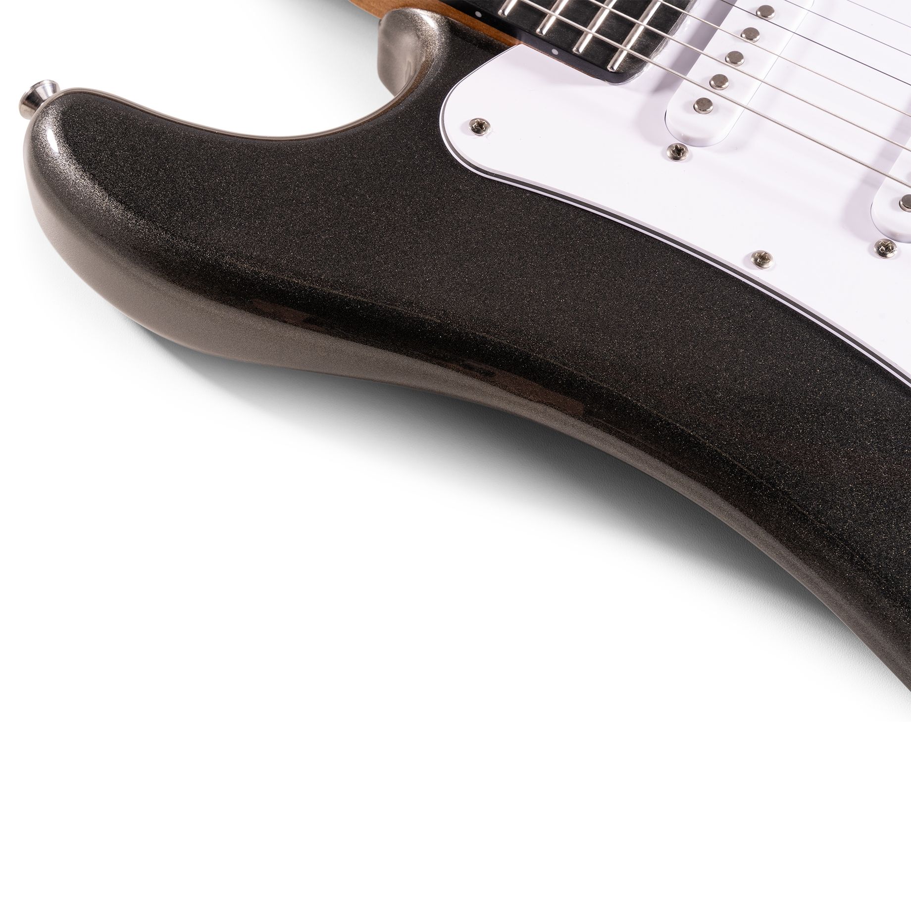 Rebel ST Electric Guitar Metallic Black