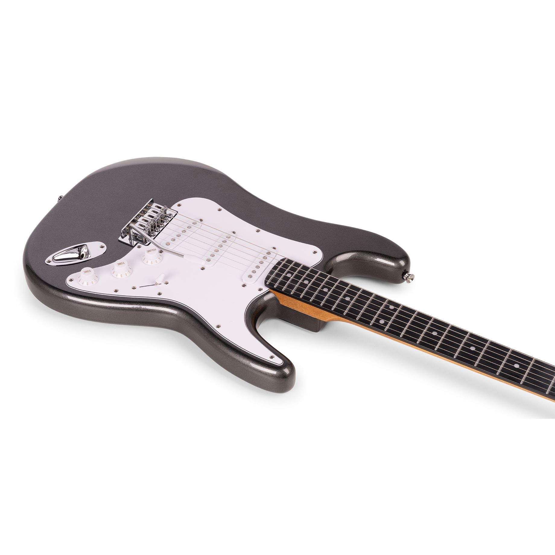 Rebel ST Electric Guitar Metallic Black