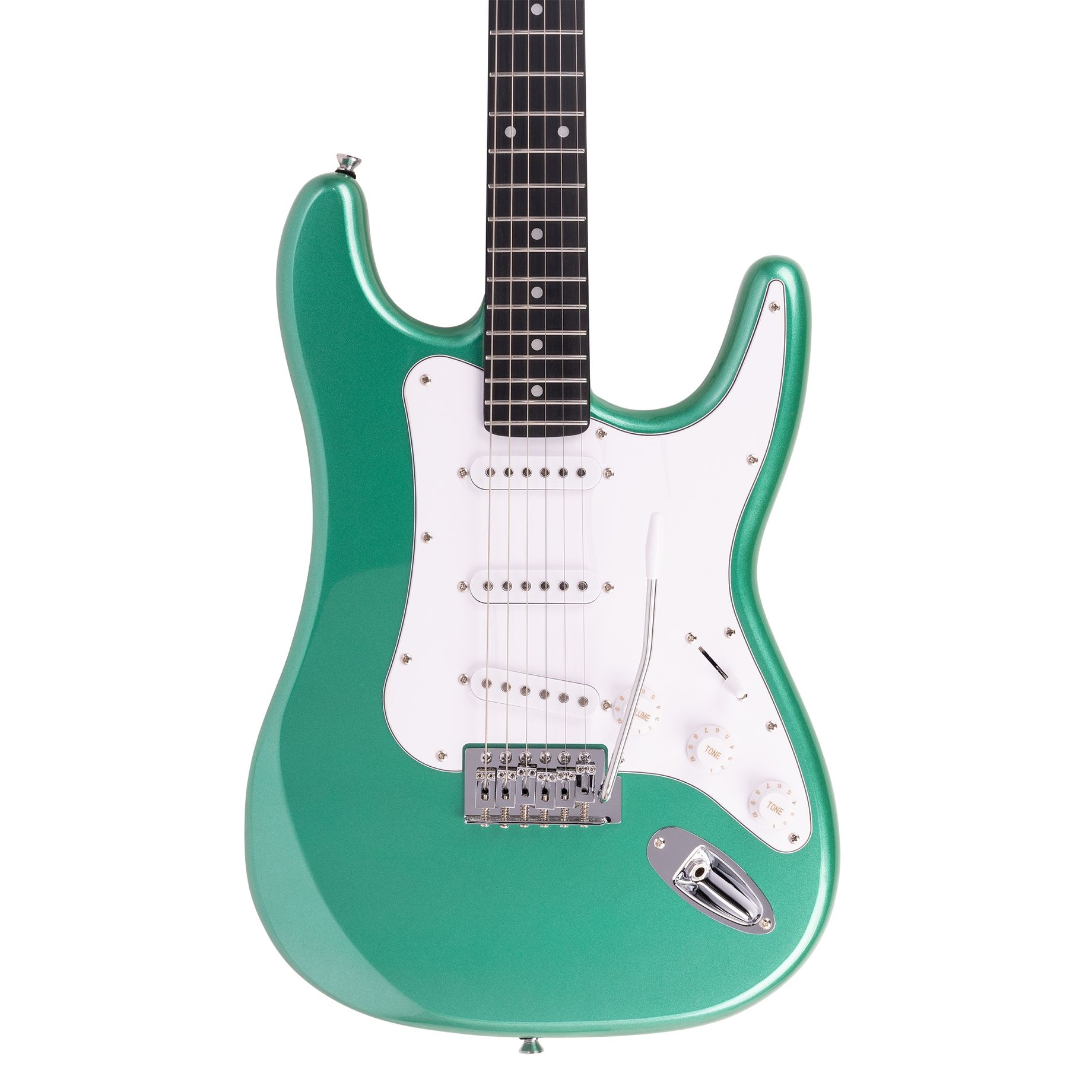 Rebel ST Electric Guitar Metallic Green