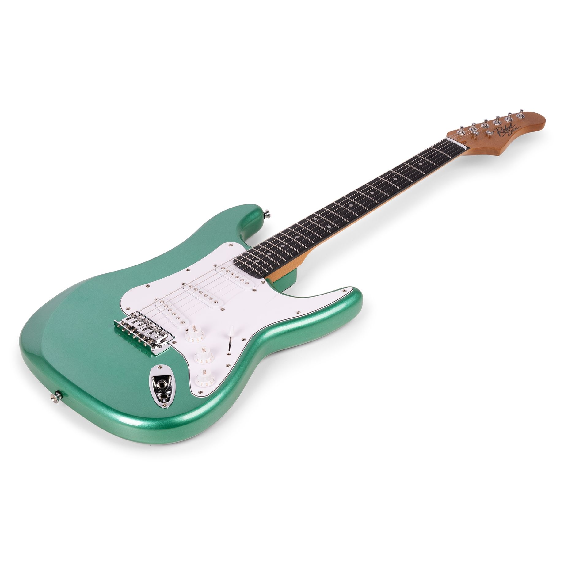 Rebel ST Electric Guitar Metallic Green