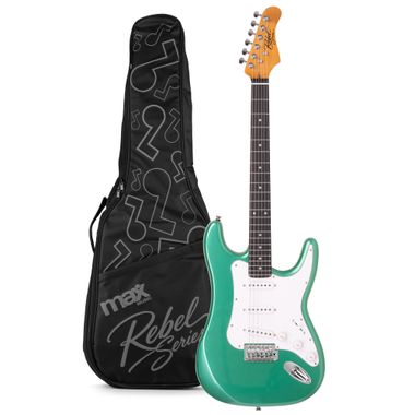 Rebel ST Electric Guitar Metallic Green