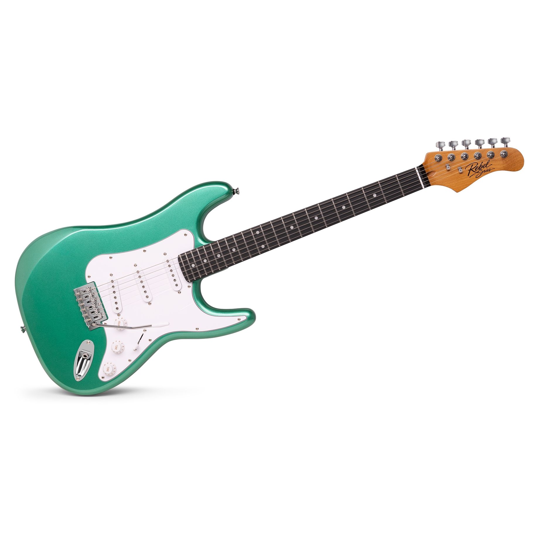 Rebel ST Electric Guitar Metallic Green