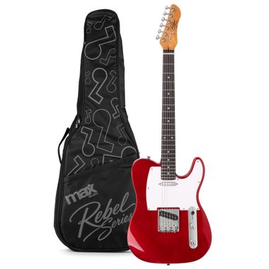 Rebel TE Electric Guitar Metallic Red