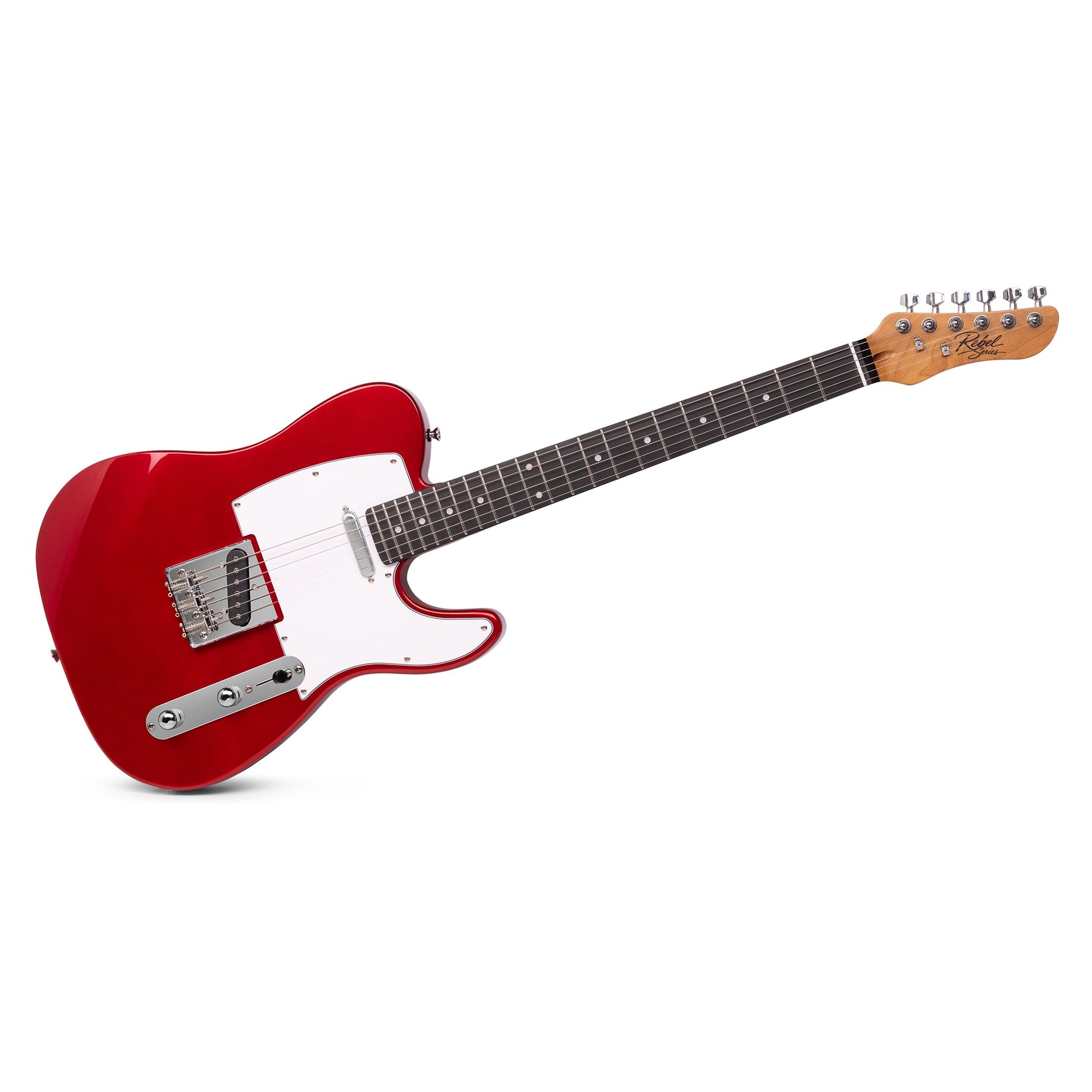 Rebel TE Electric Guitar Metallic Red