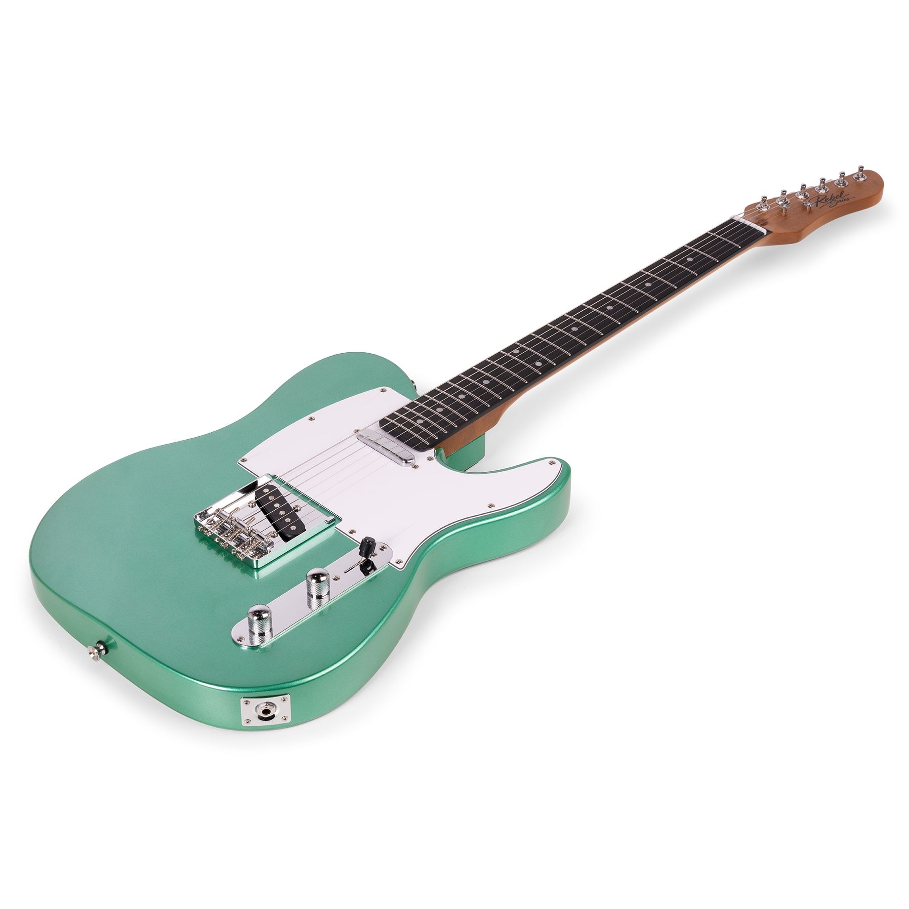 Rebel TE Electric Guitar Metallic Green