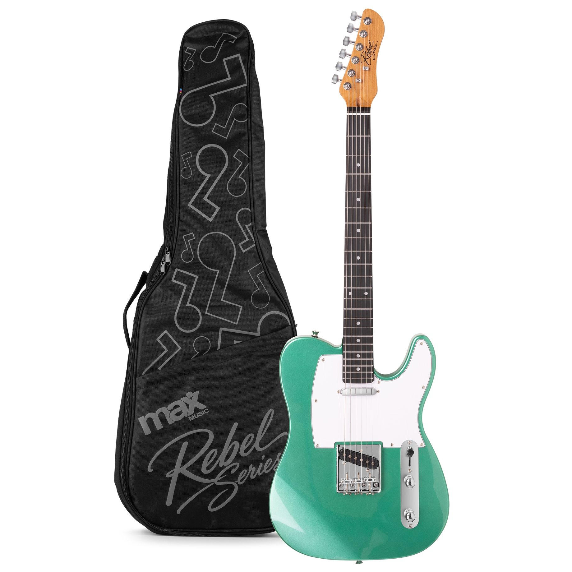 Rebel TE Electric Guitar Metallic Green