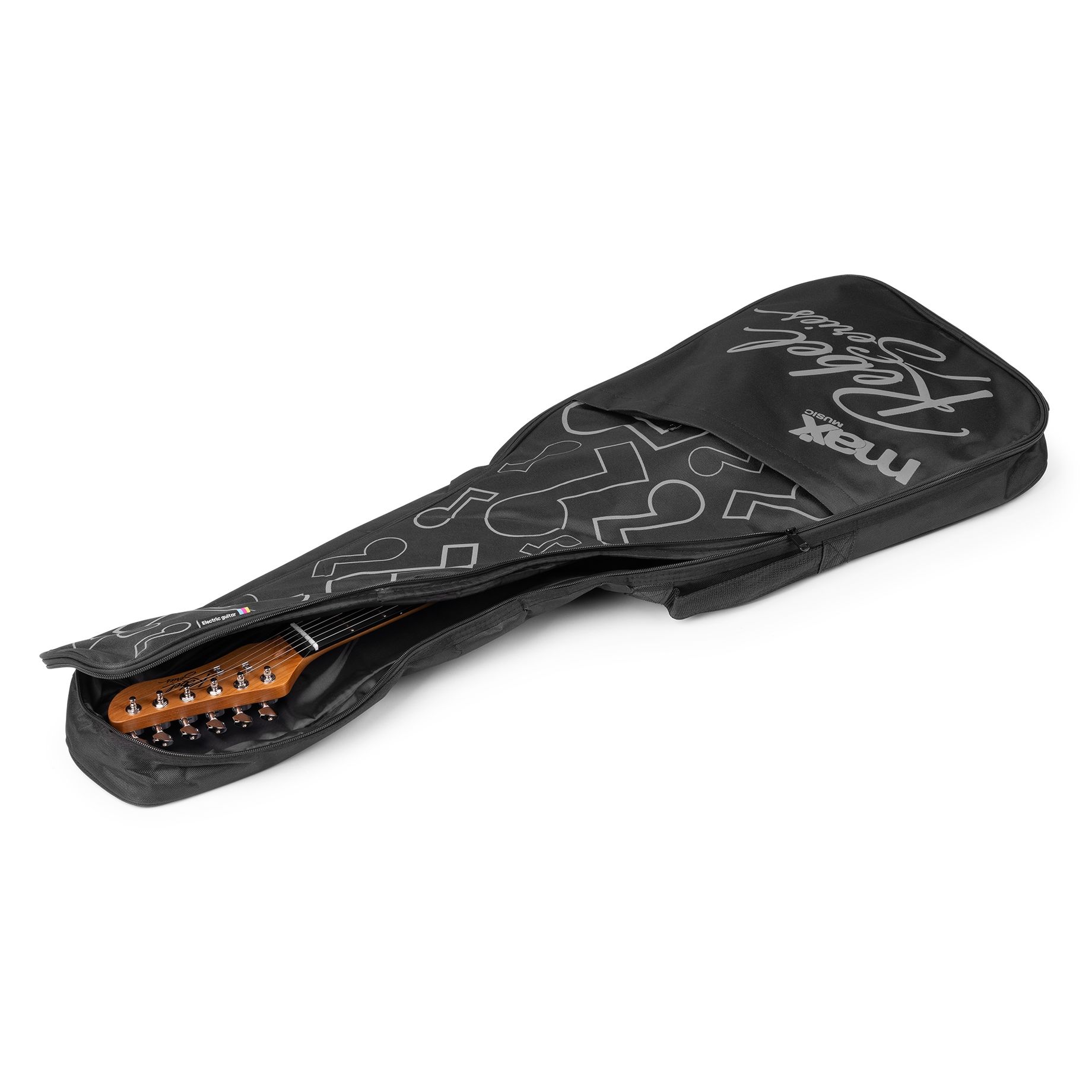 Rebel TE Electric Guitar Metallic Silver