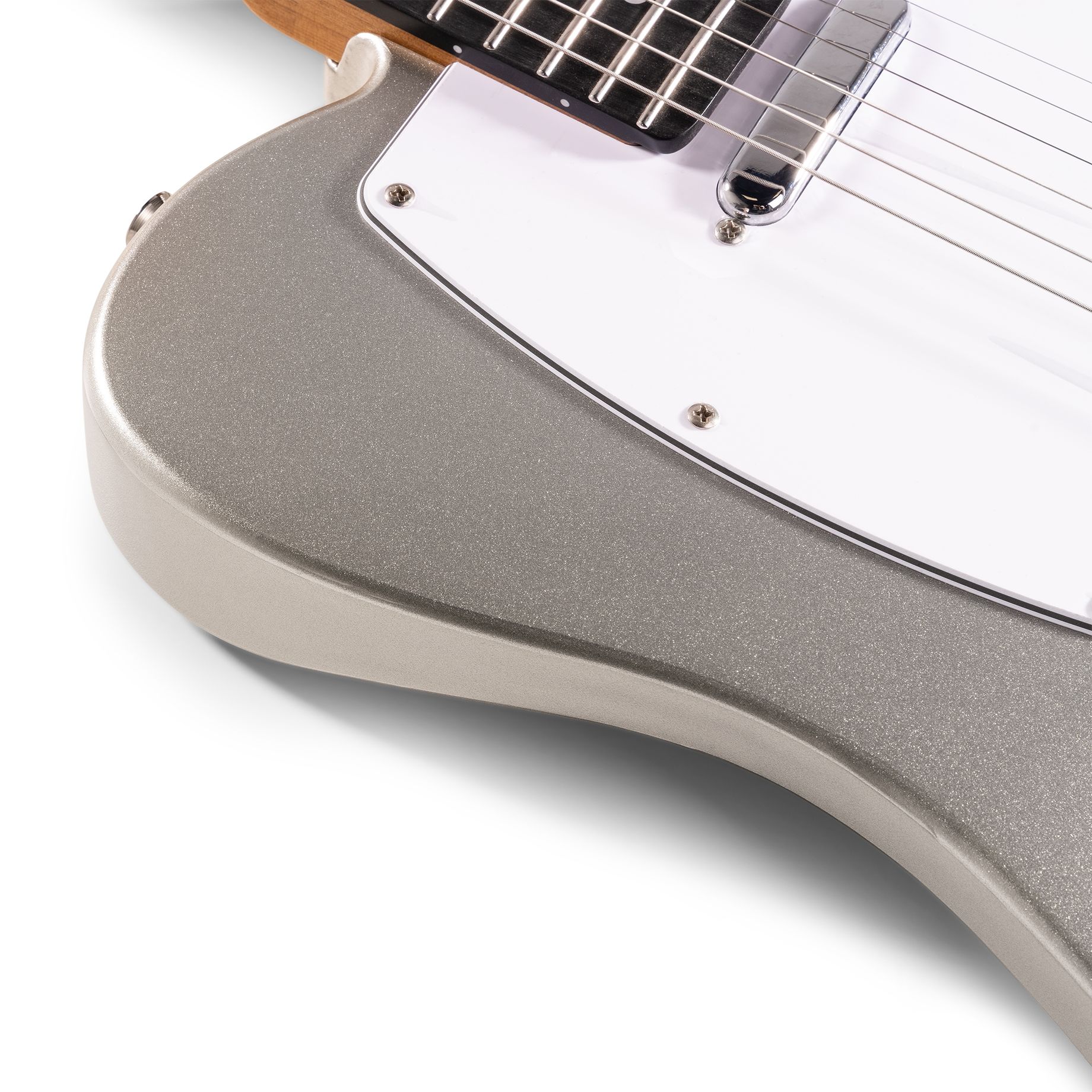 Rebel TE Electric Guitar Metallic Silver