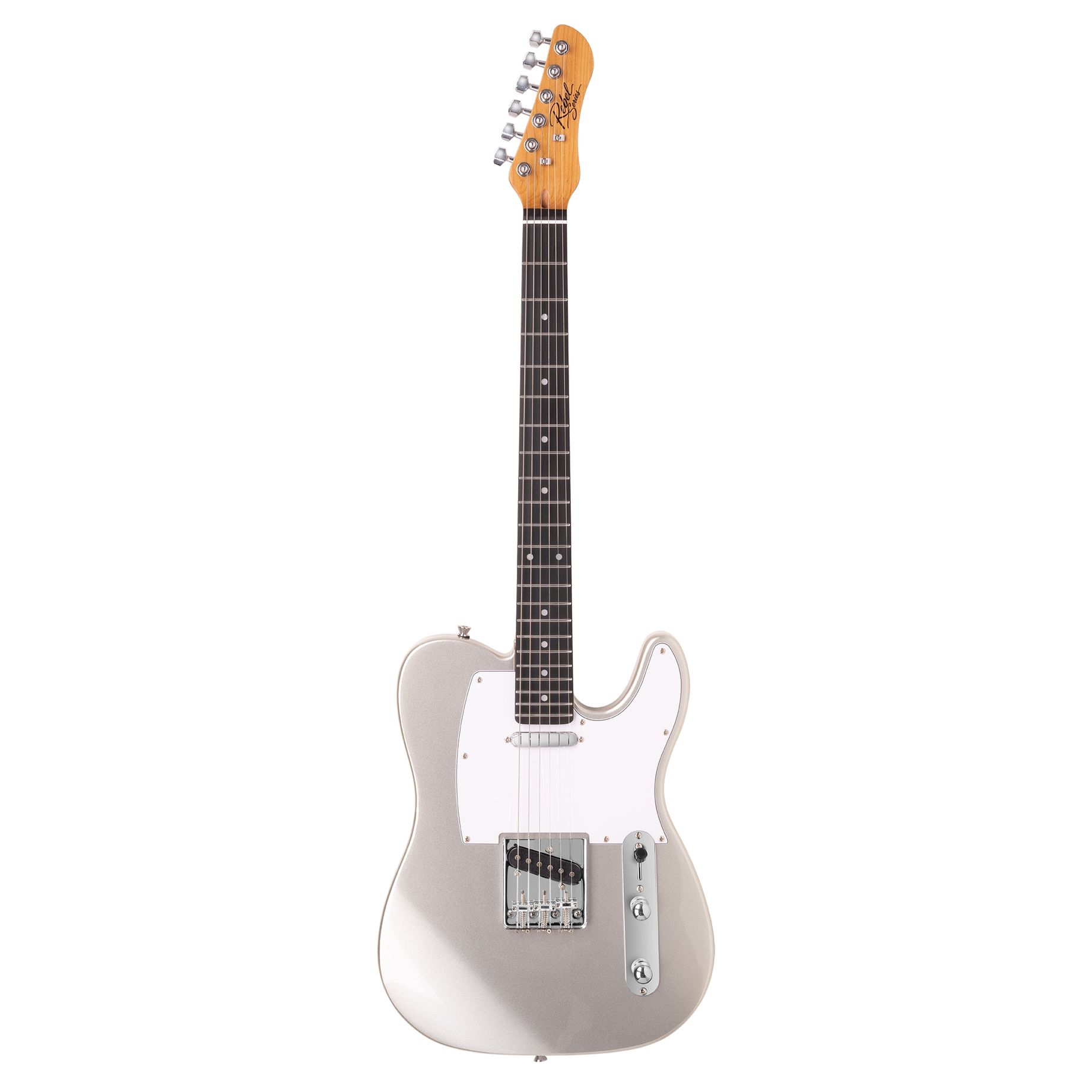Rebel TE Electric Guitar Metallic Silver