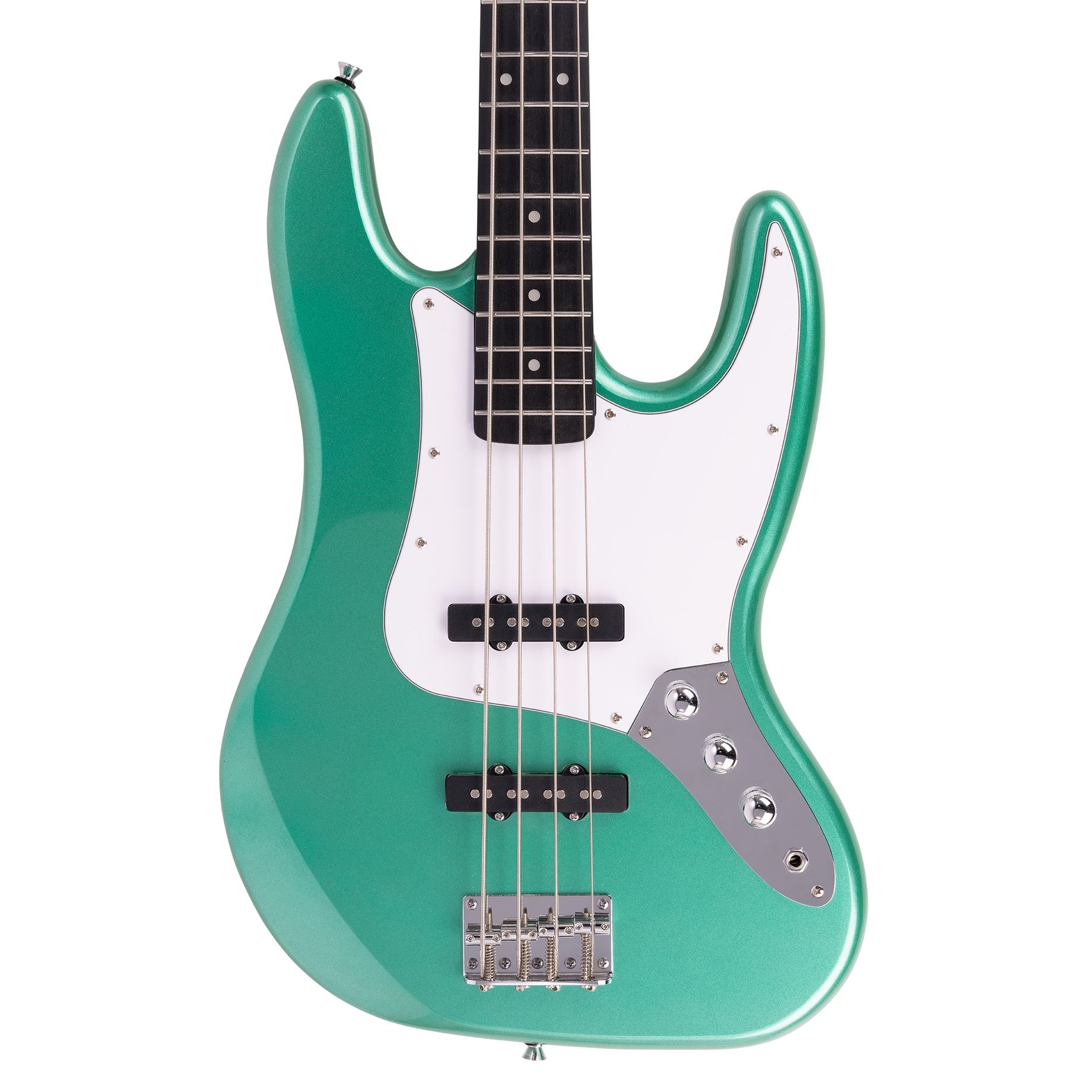 Rebel JB Bass Guitar Metallic Green
